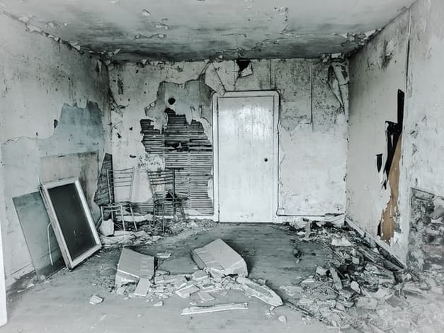 Wreck-White Painted Room