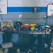 junk messy garage