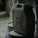 Old gasoline containers