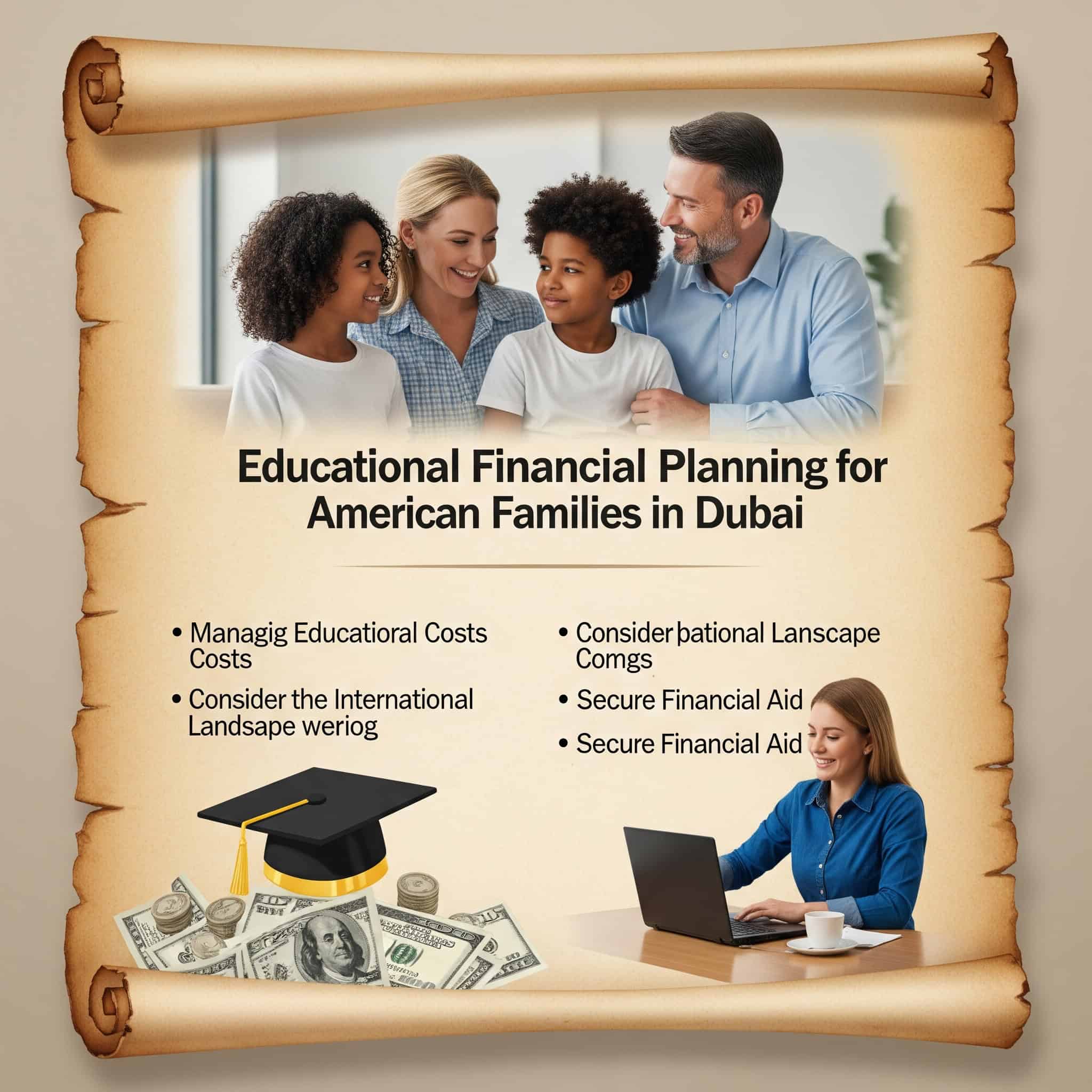 Education financial planning for American families in Dubai