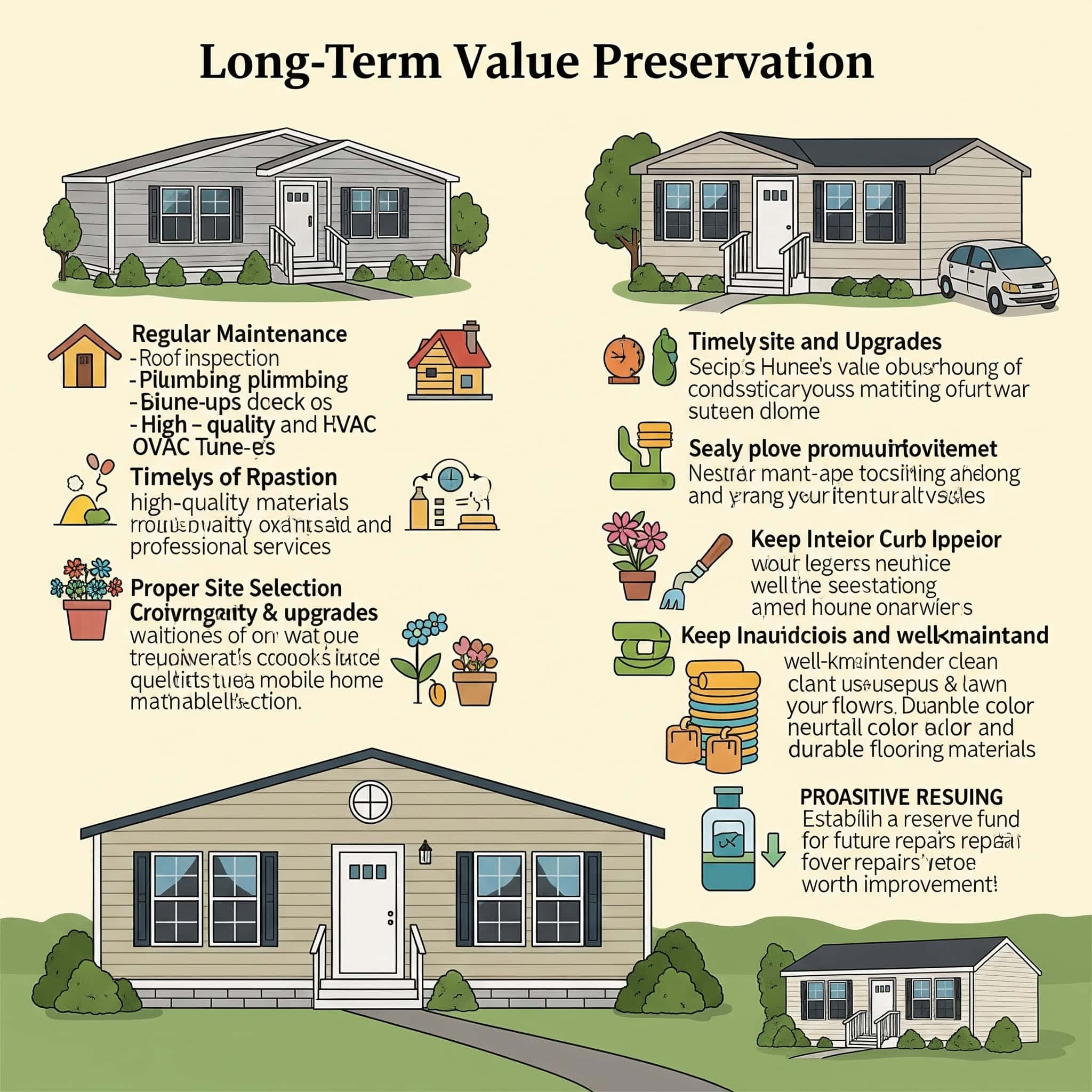long-term value preservation strategies for mobile homes