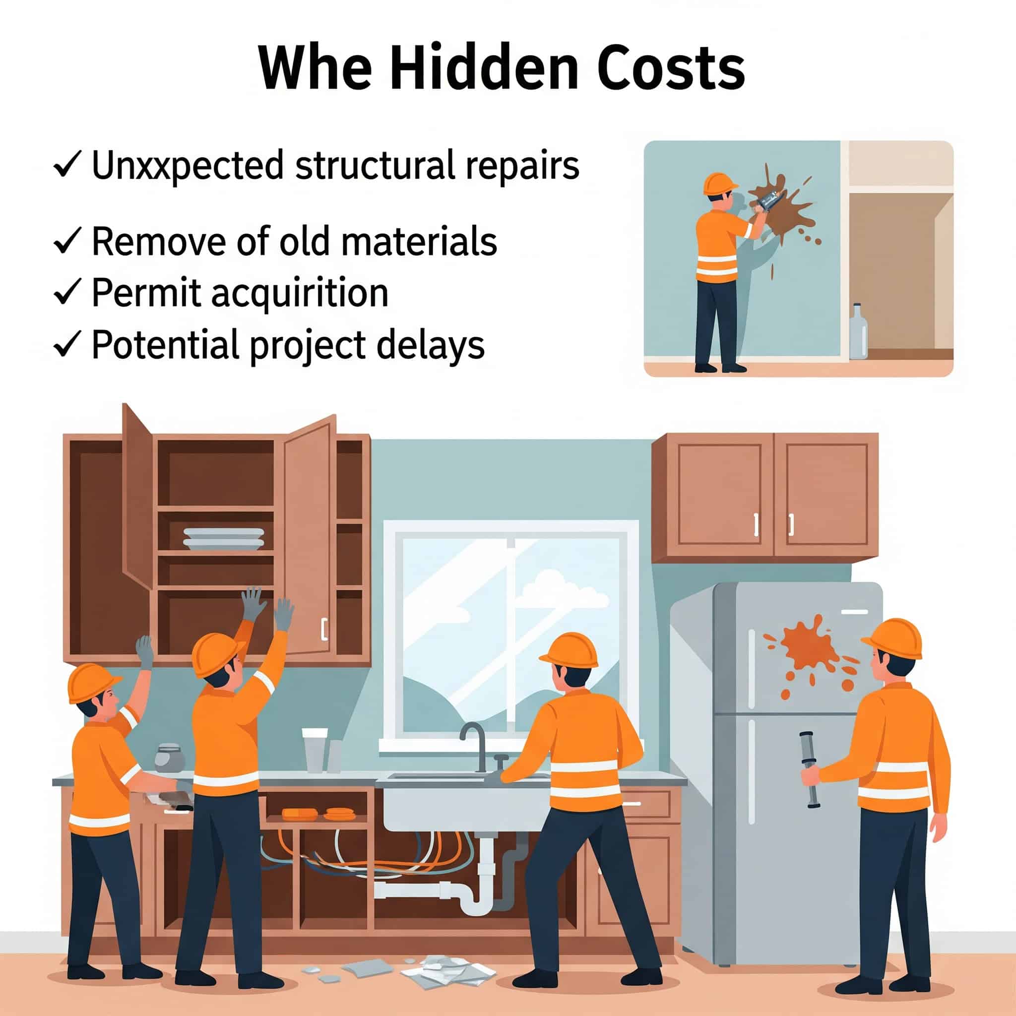 Hidden costs in kitchen demolition