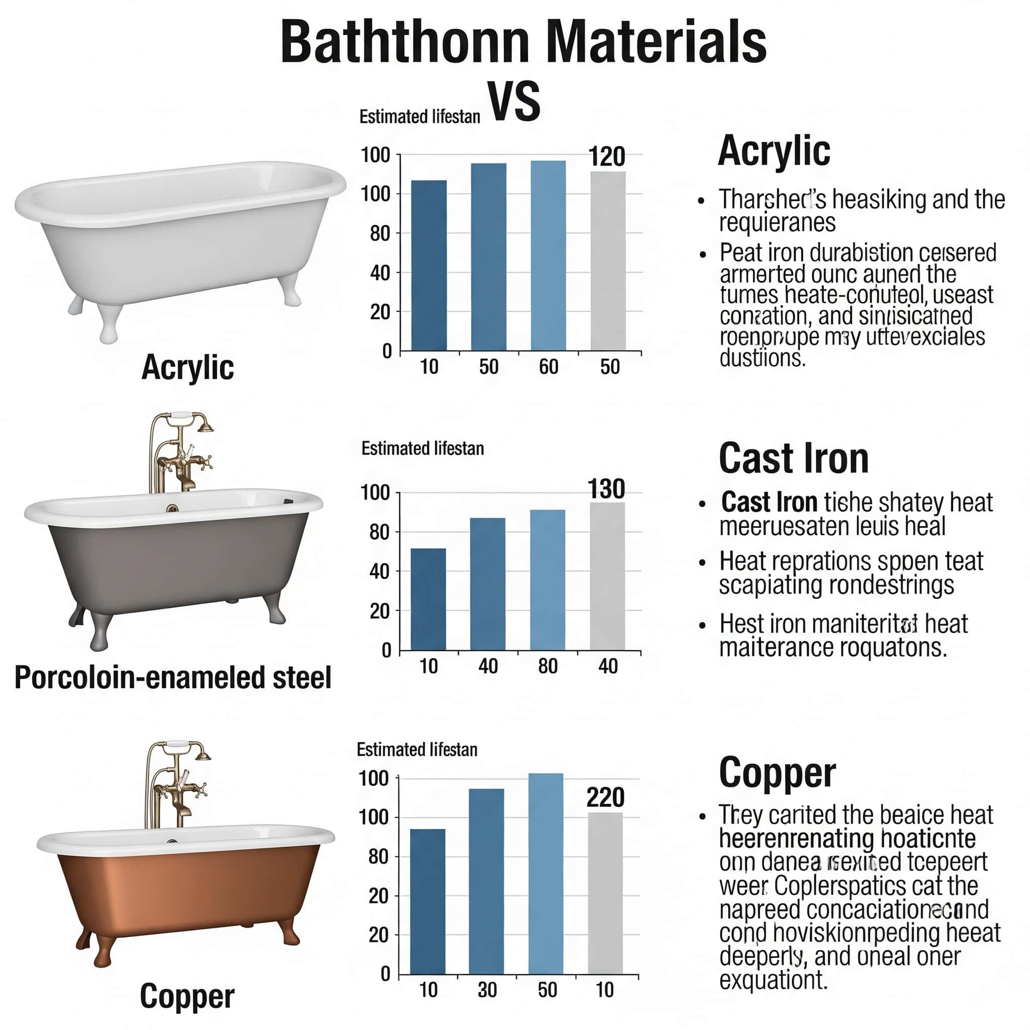 Bathtub Material Selection Economics