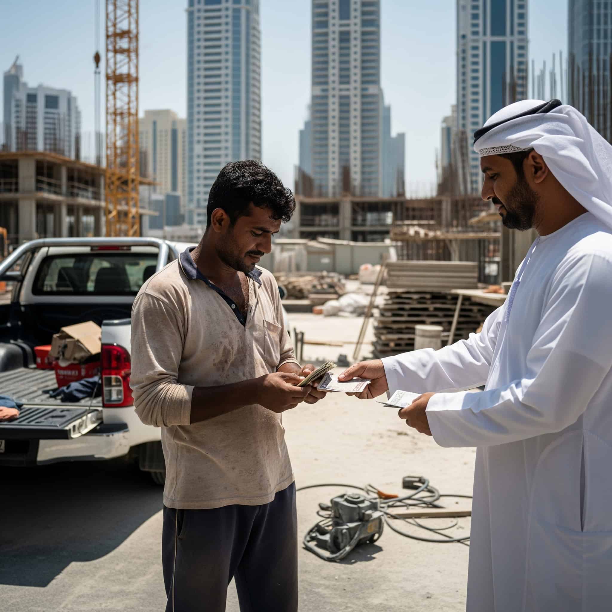 Cash economy reality in Dubai