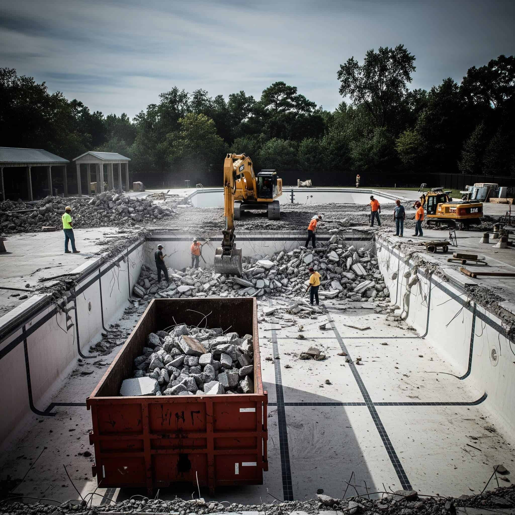Pool Demolition and Disposal