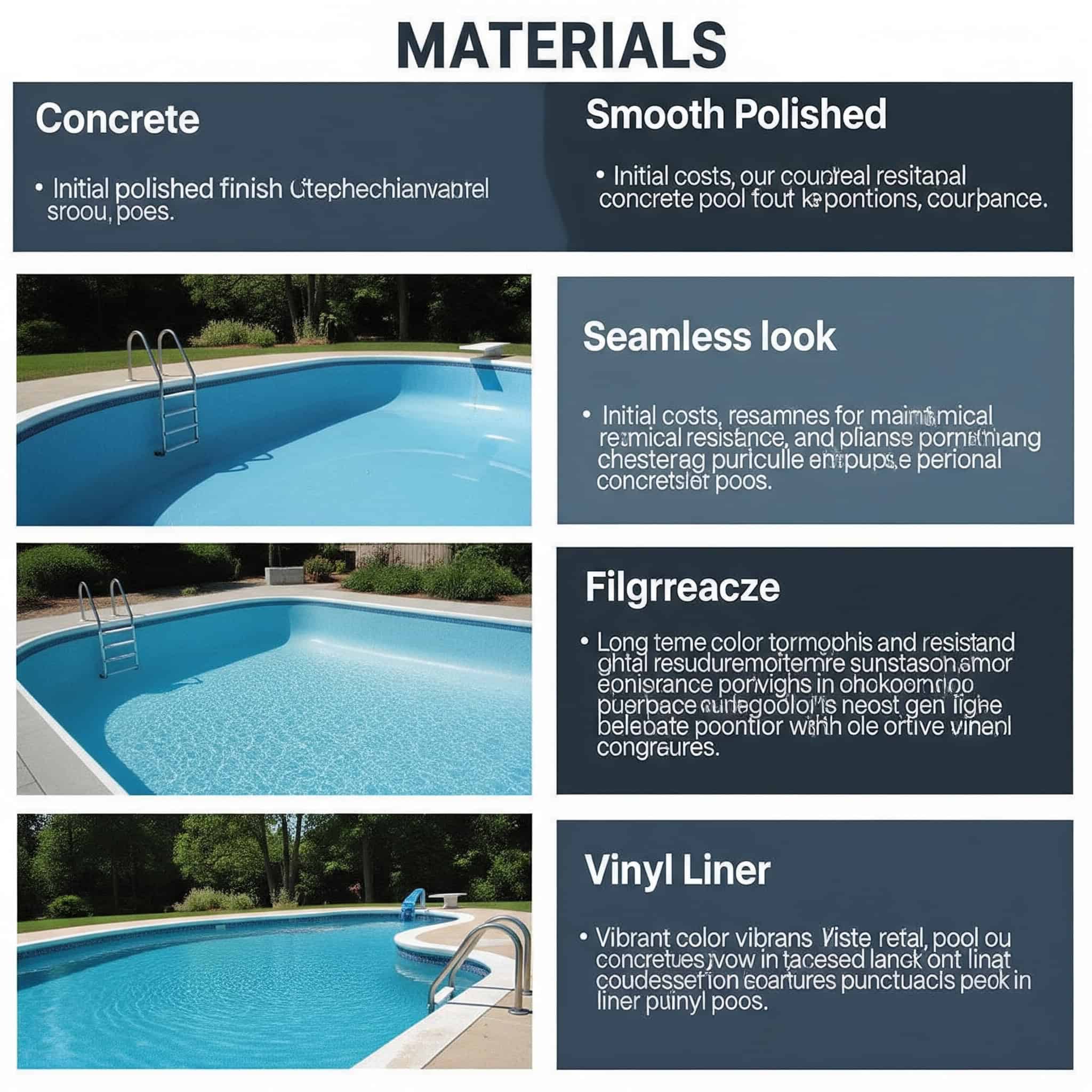 Pool Material Selection
