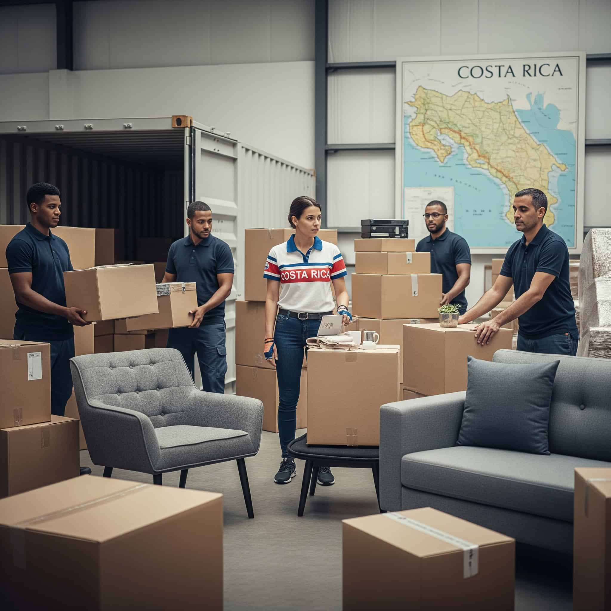 Full-service international movers relocating to Costa Rica