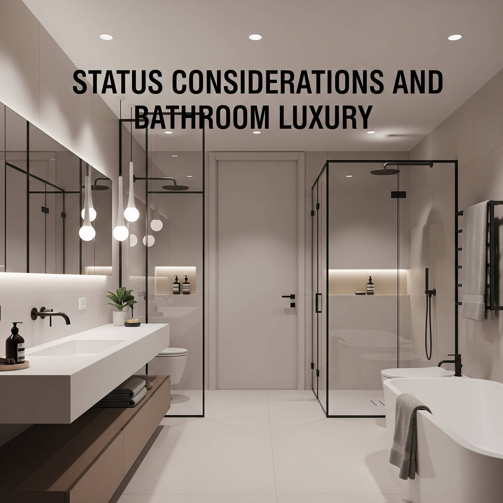 Status Considerations and Bathroom Luxury