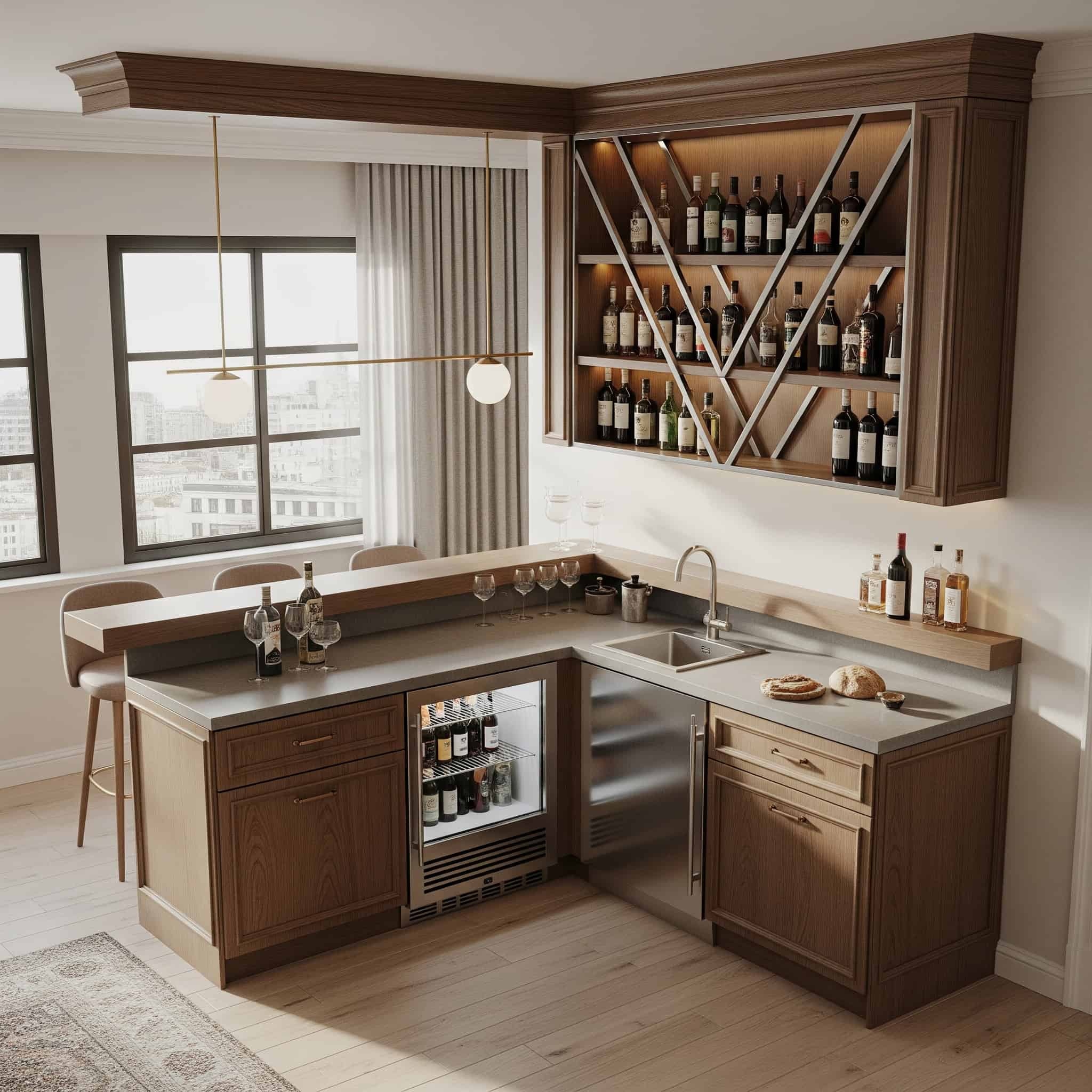 Corner Bar Design