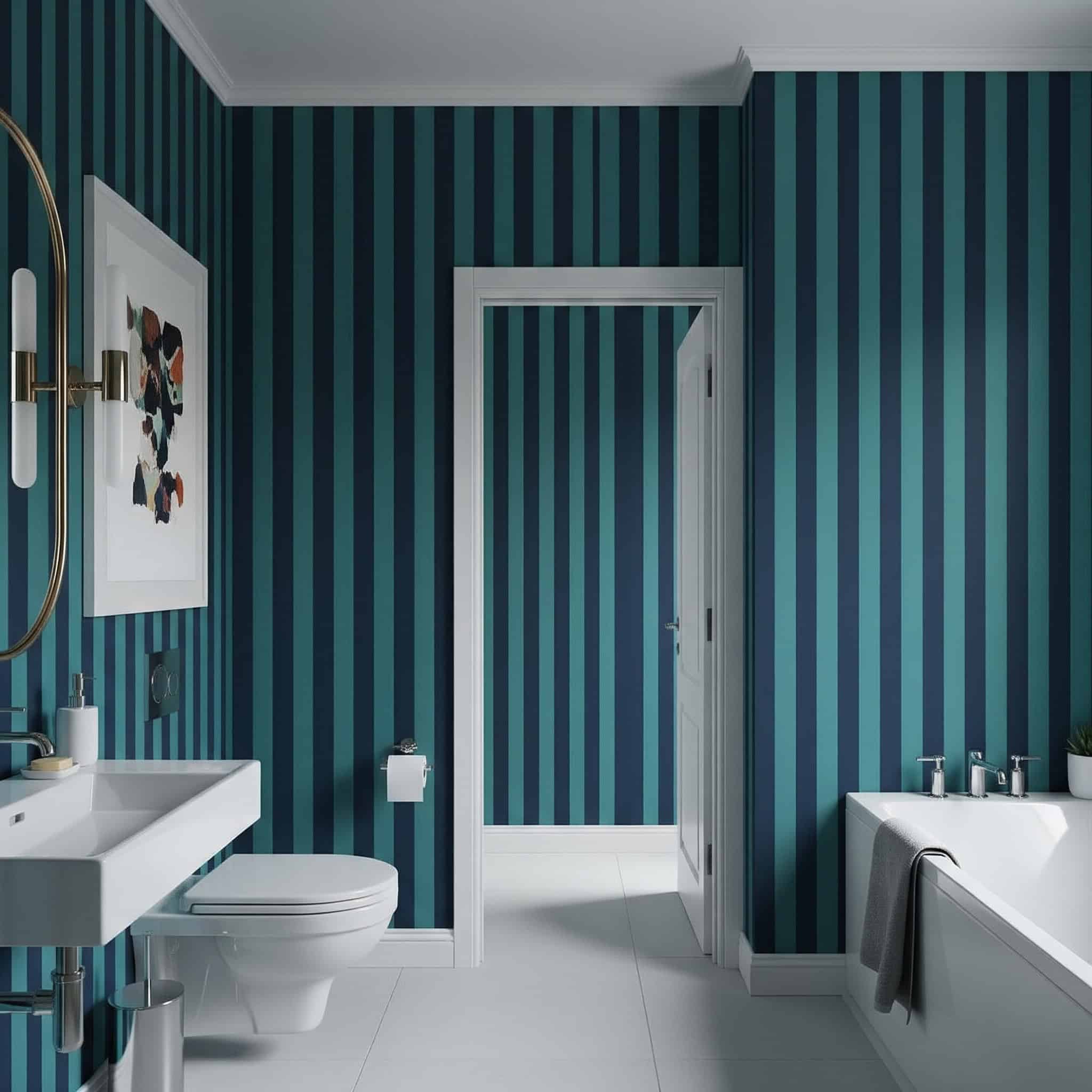 Vertical Stripes: Height Illusion