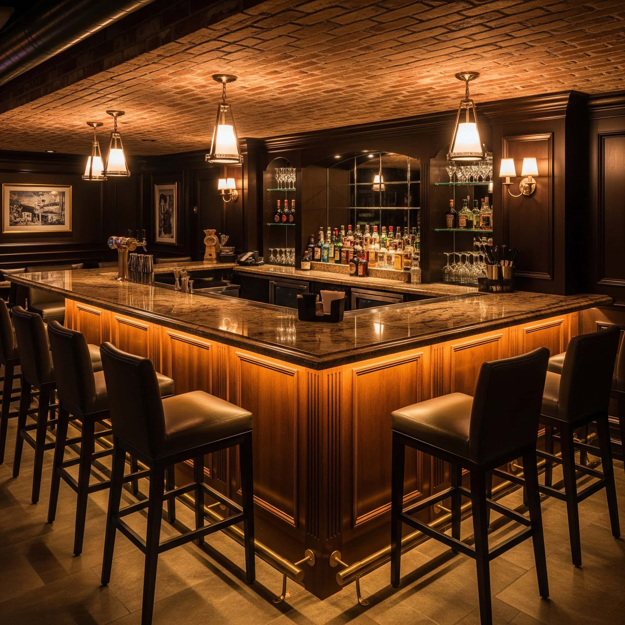 Full-Service Island Bar