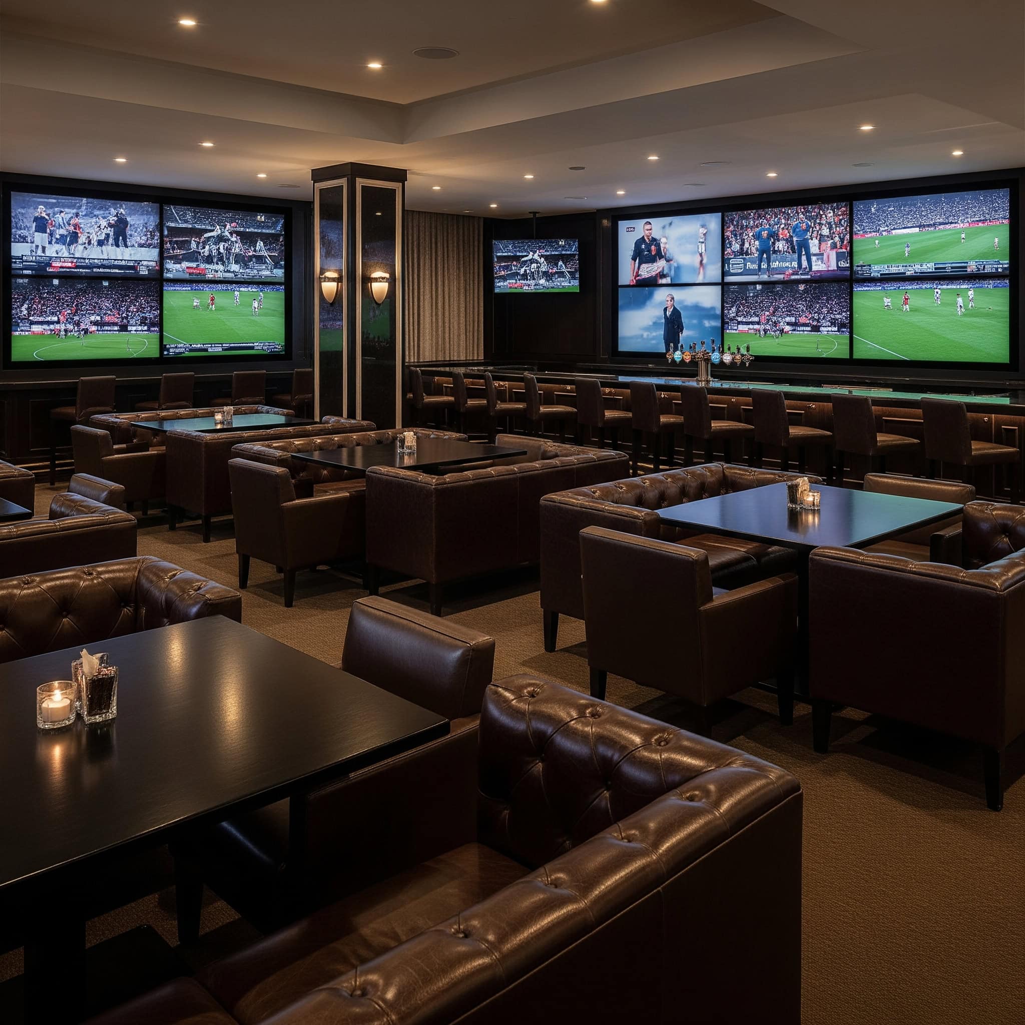 Sports Bar with Multiple Screens