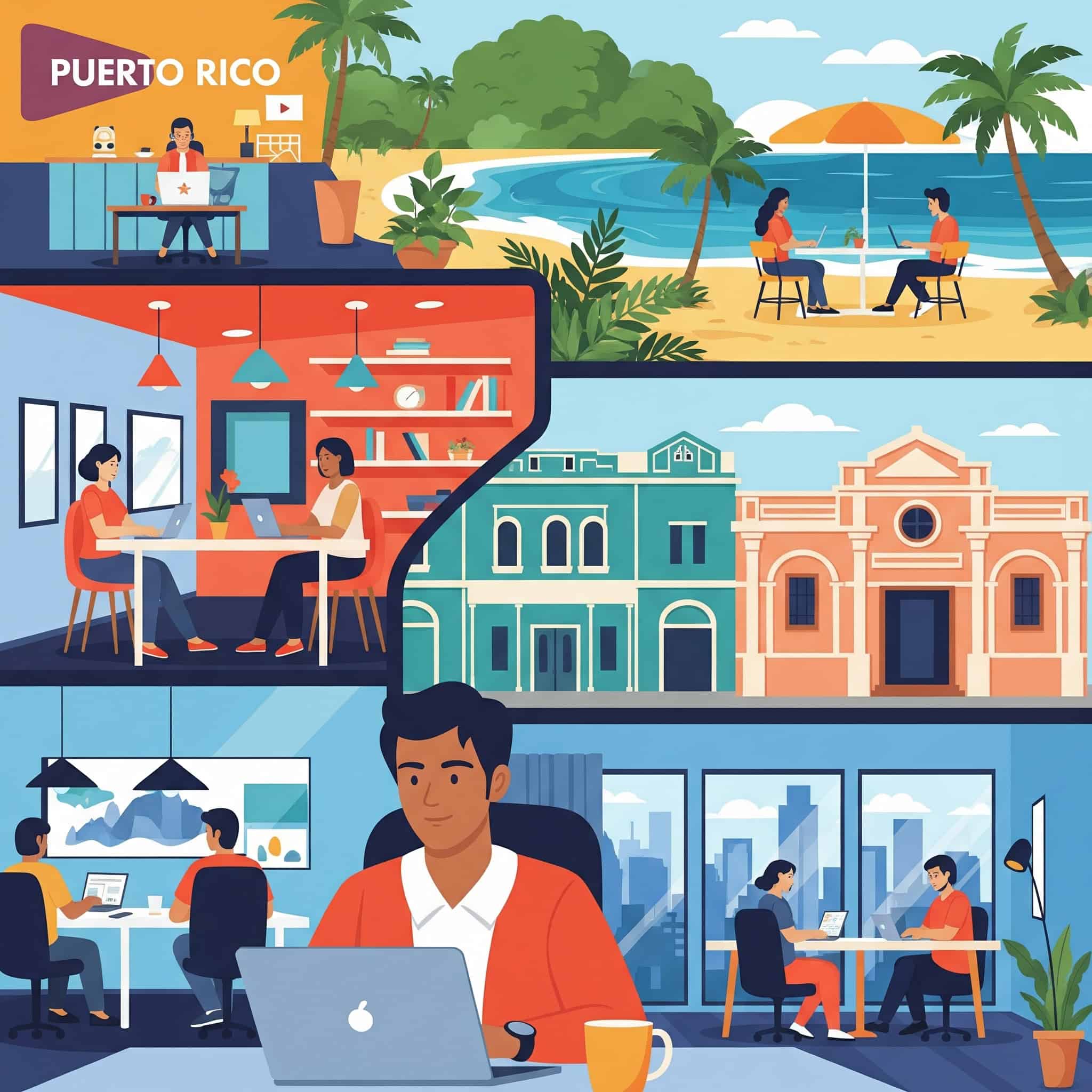 Remote work feasibility in Puerto Rico