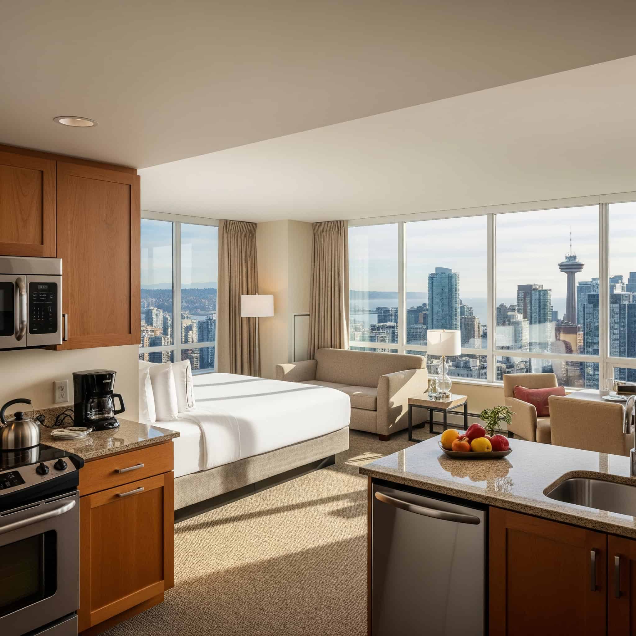 Temporary accommodation suite in Vancouver