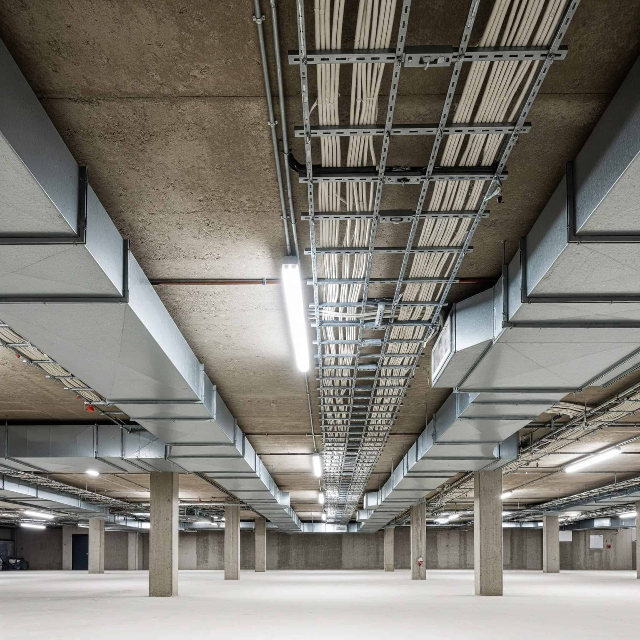 Industrial Open Concept with Organized Cables