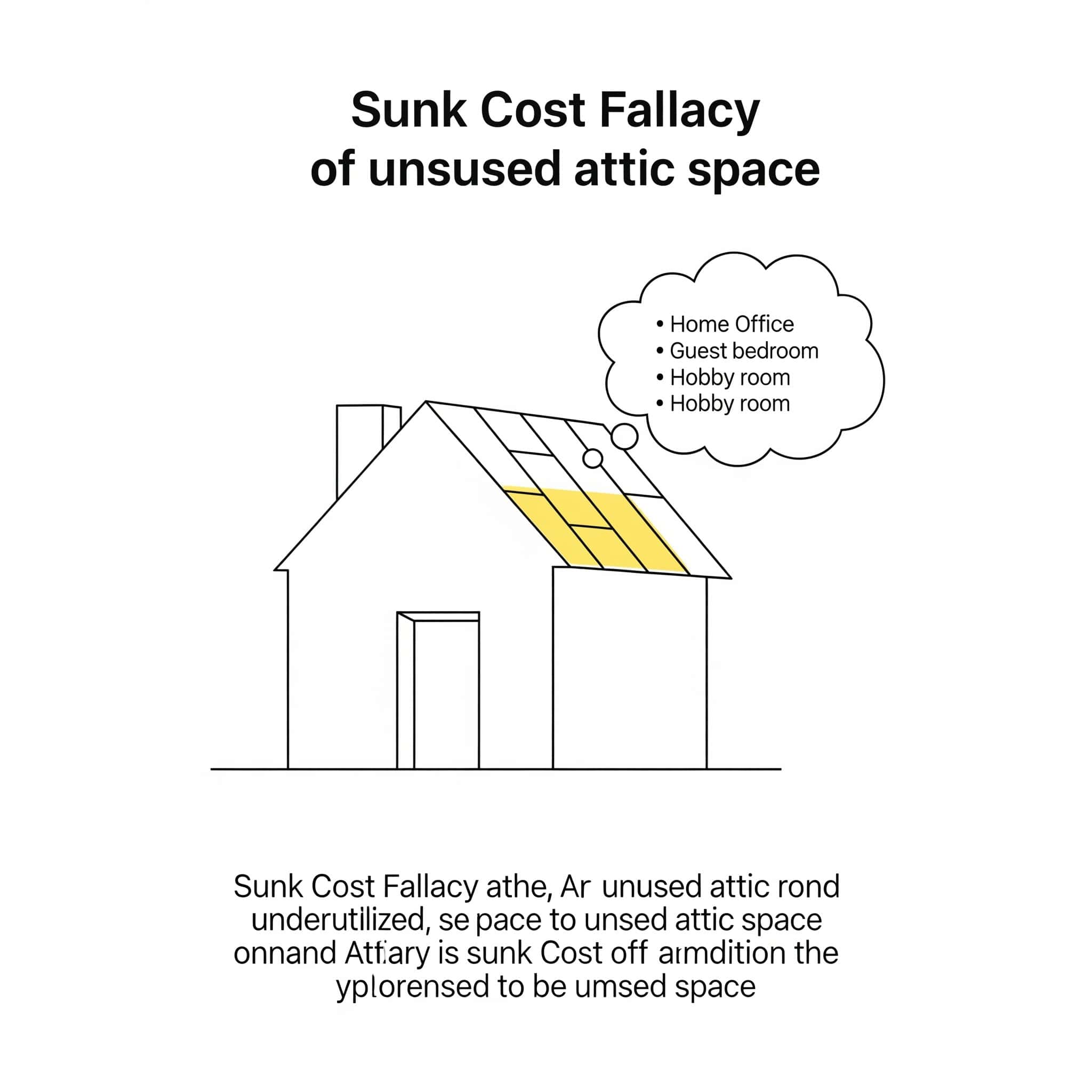 Sunk Cost Fallacy of Unused Space