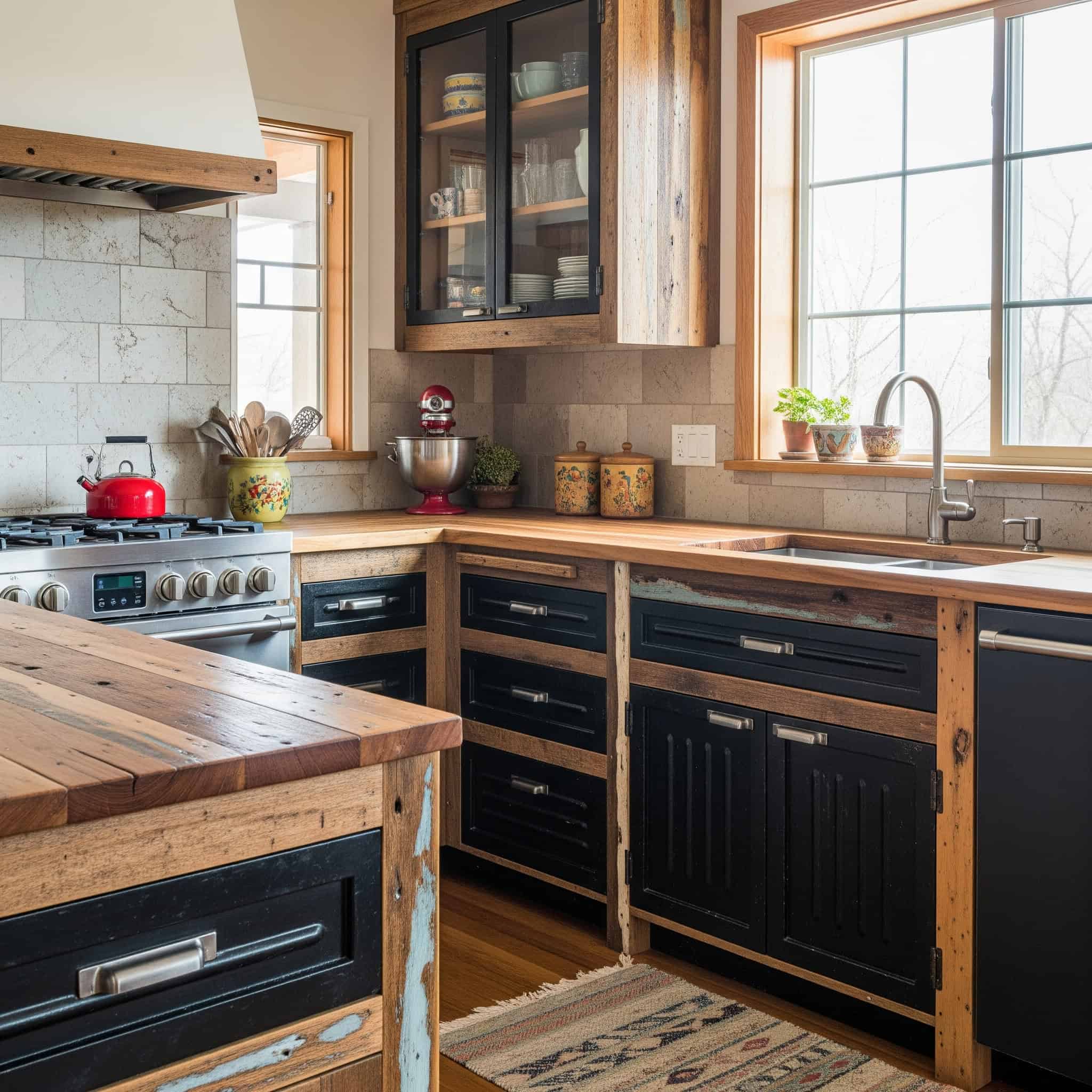Recycled Material Cabinetry