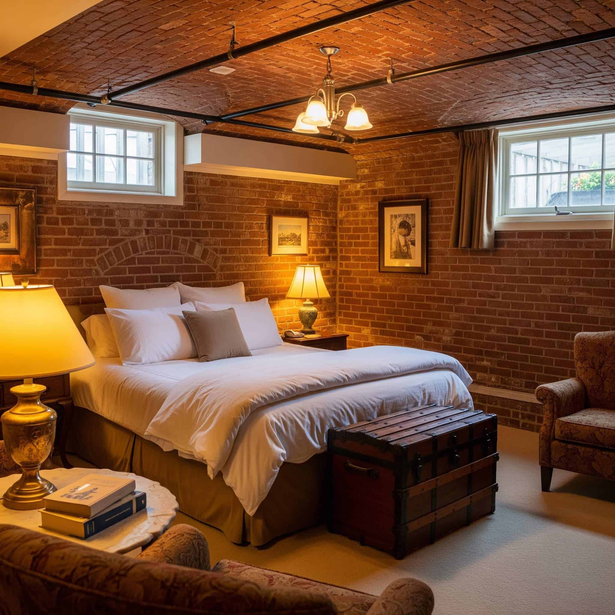 Basement guest suite