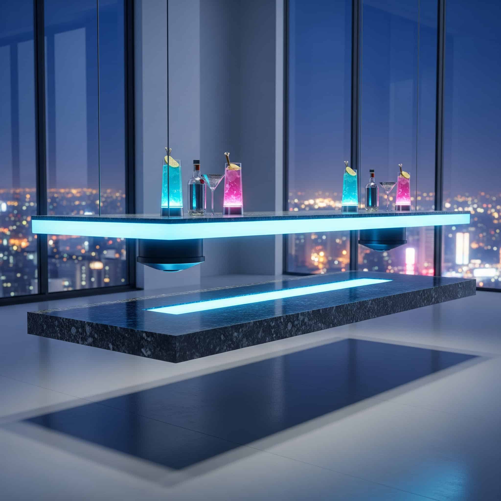 Floating Bar Counter