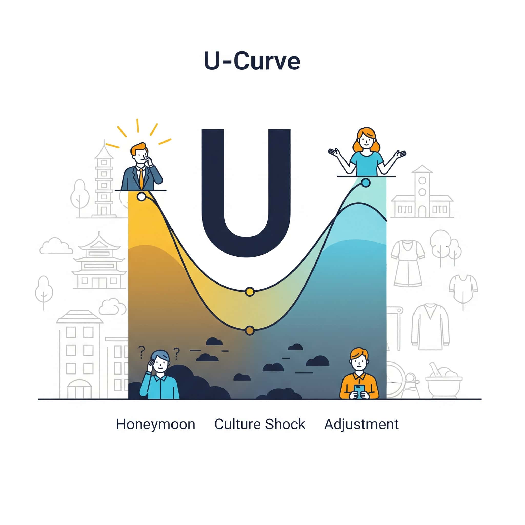 "U-curve" of cultural adaptatio