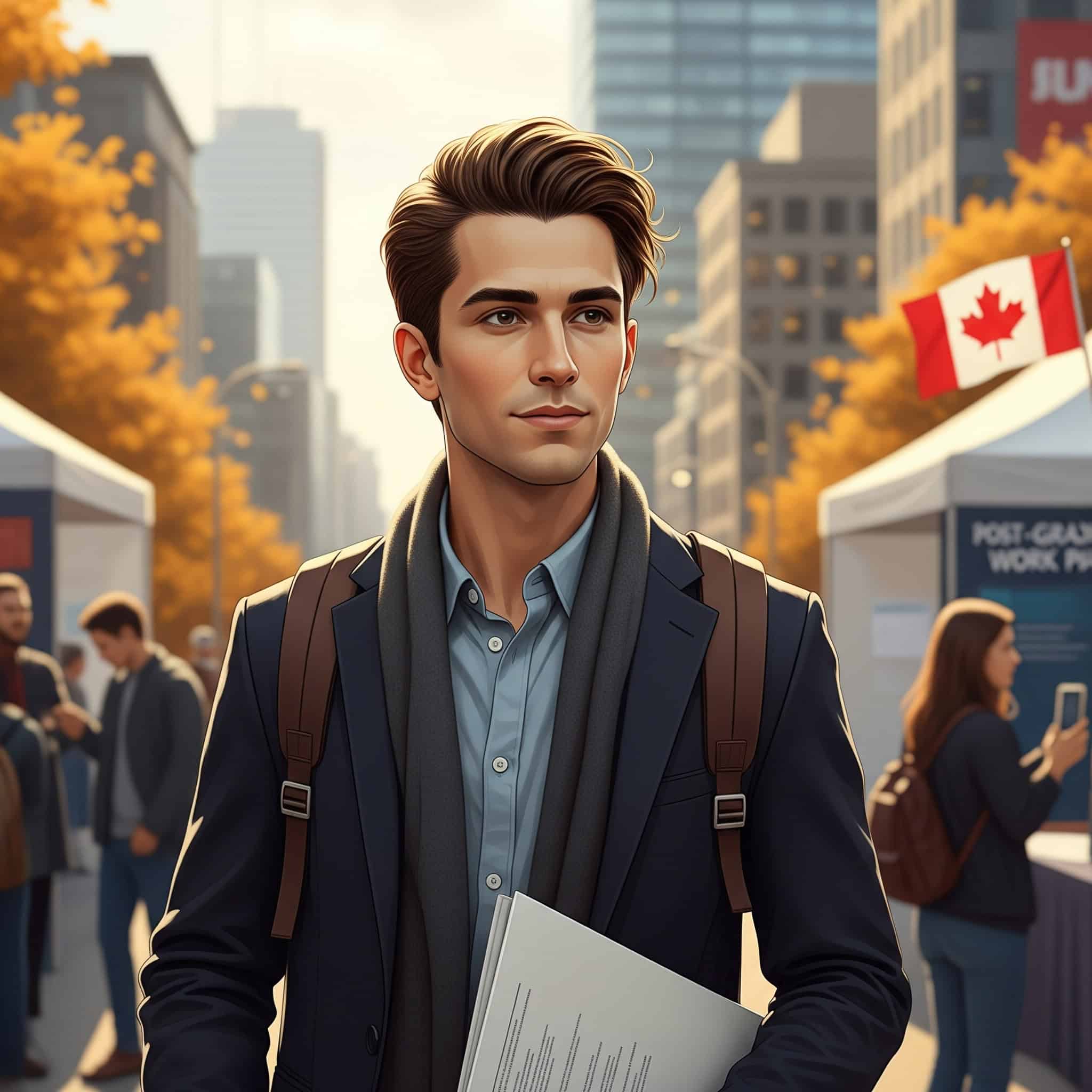 American uses Post-Graduation Work Permit in Canada.