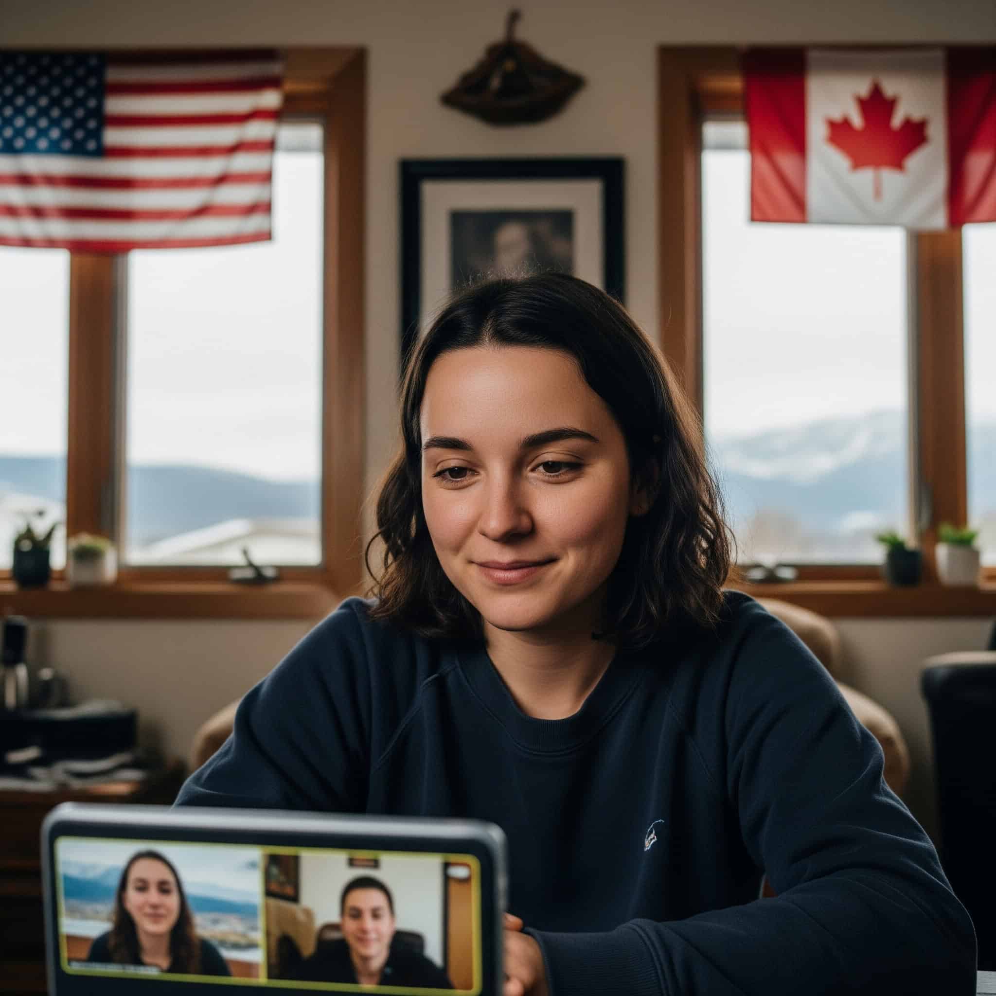 American maintains cross-border friendship from Canada