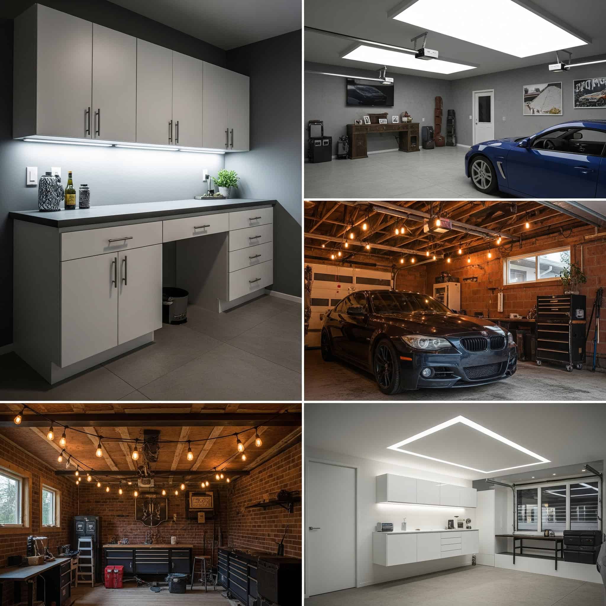 Garage lighting ideas.