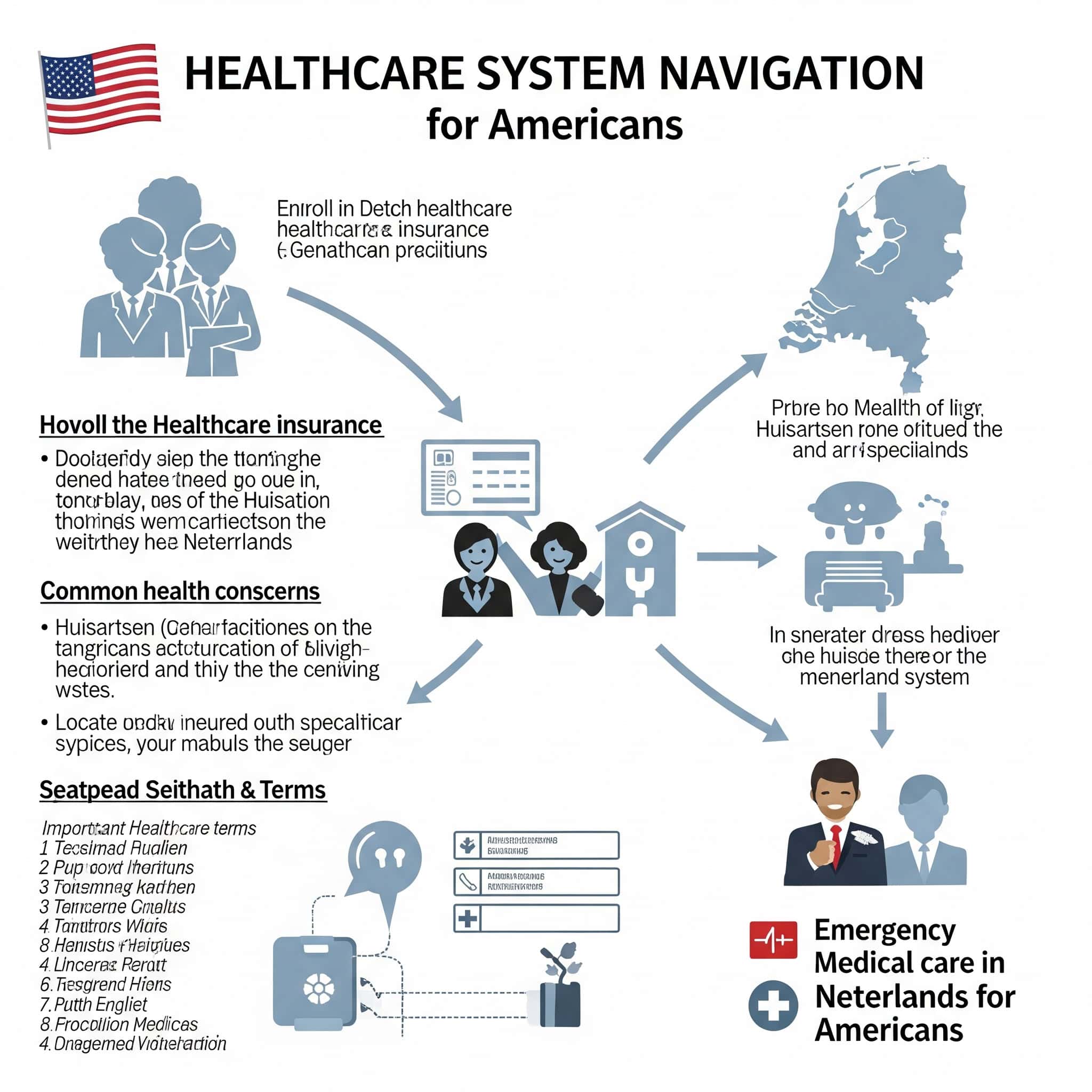 Healthcare system navigation in the Netherlands for Americans