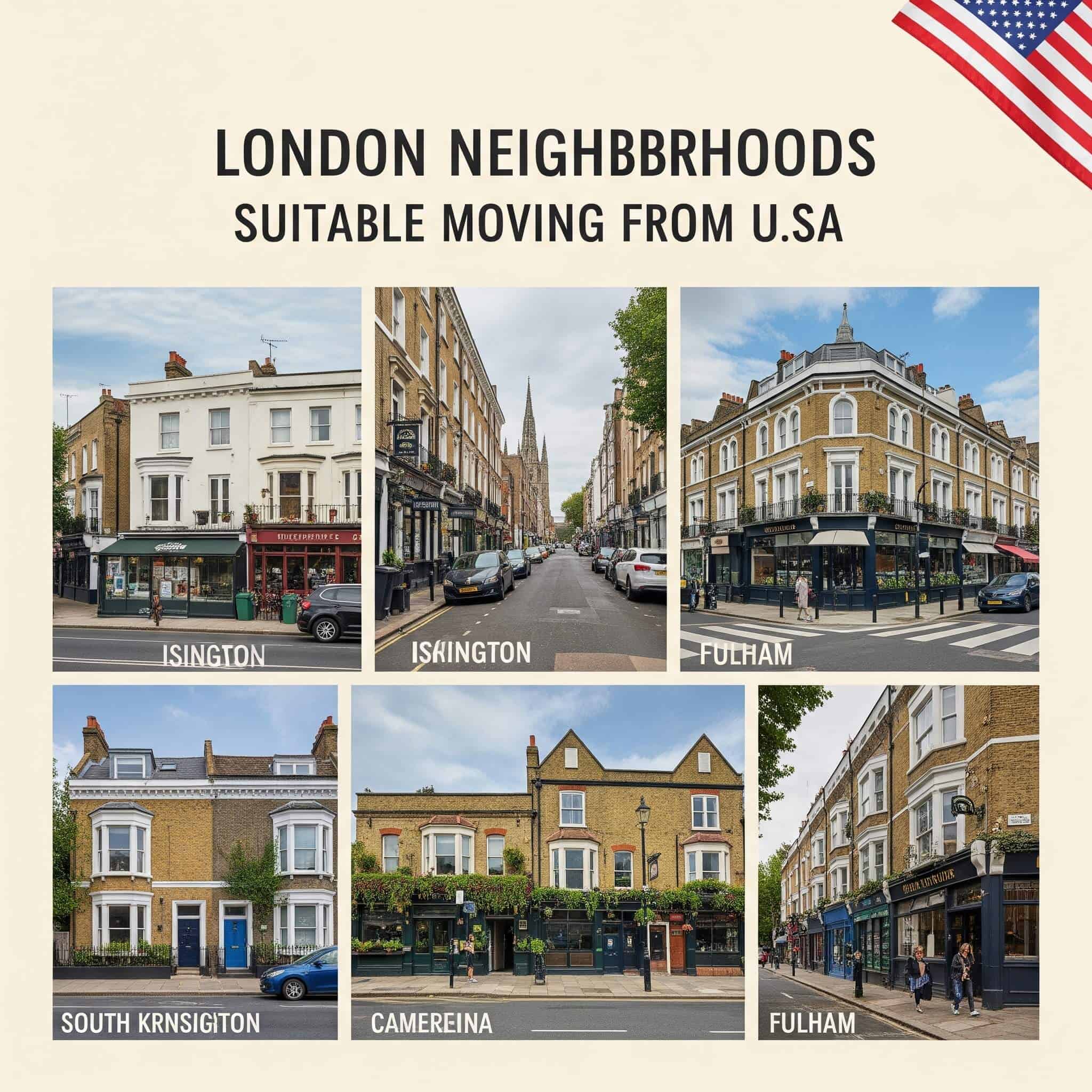 London neighborhood selection for Americans moving to London from the US