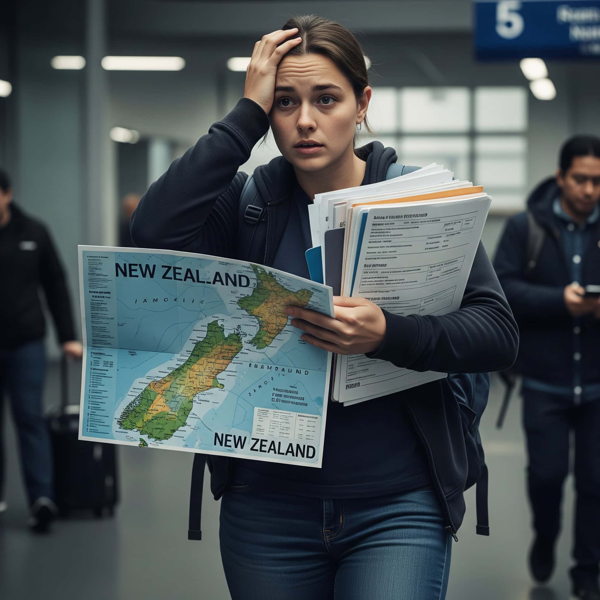 American faces tactical realities of immigration to New Zealand.