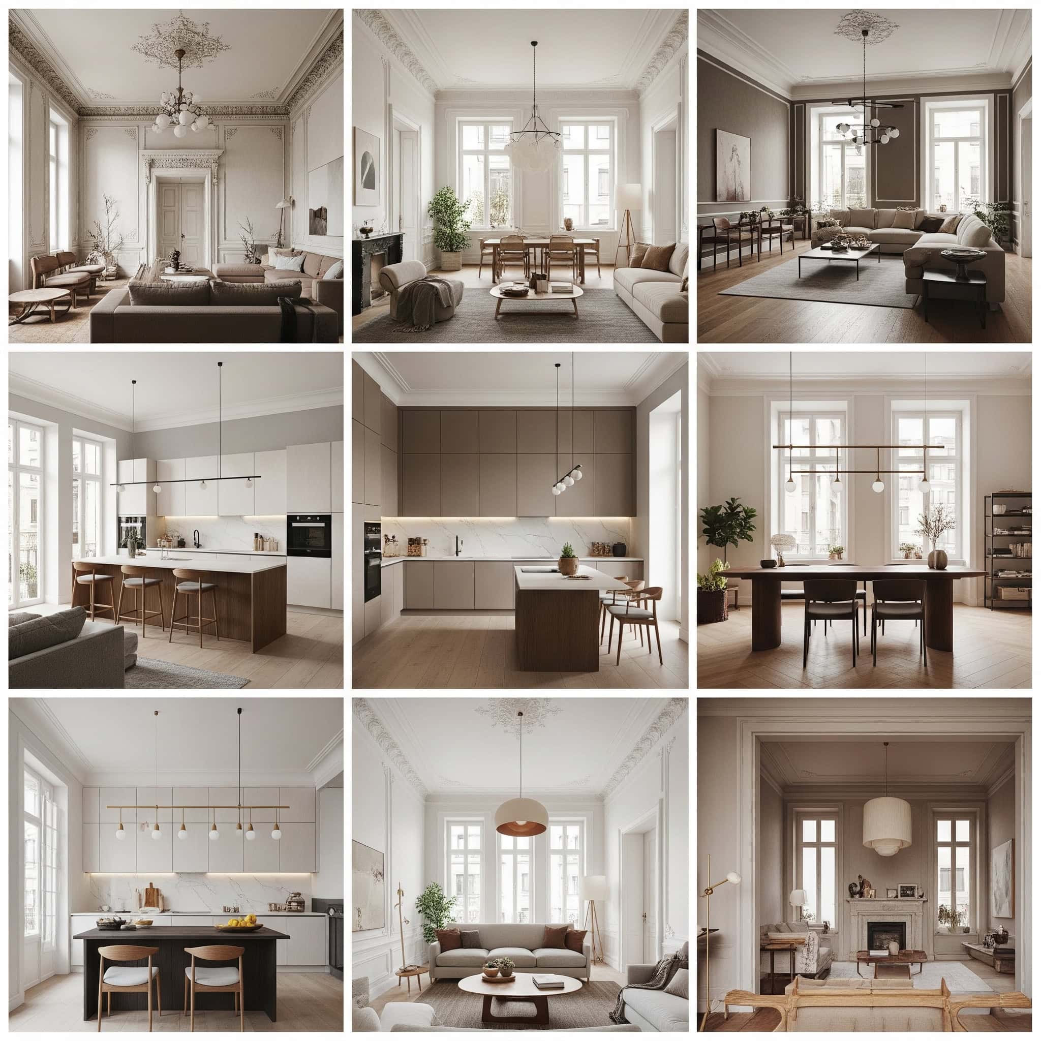 Livable spaces that honor historical design while embracing contemporary function.