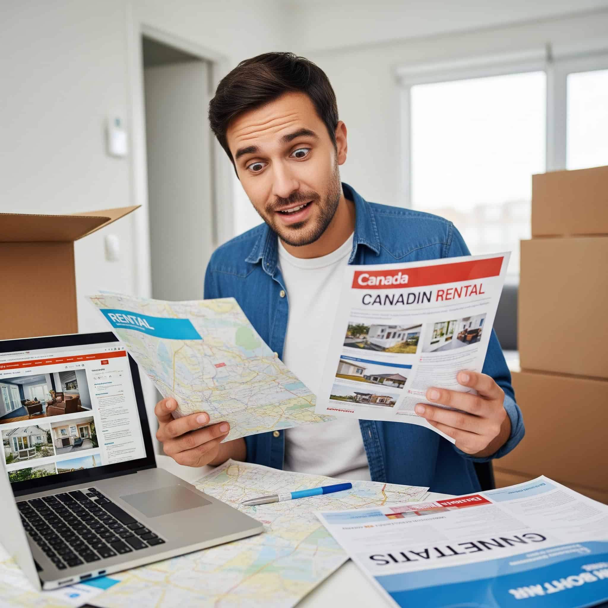 American navigates rental market in Canada.