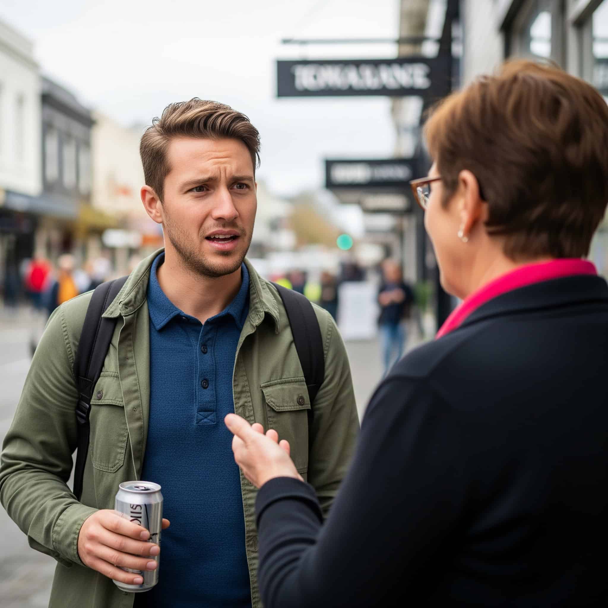 American decodes understatement in New Zealand.