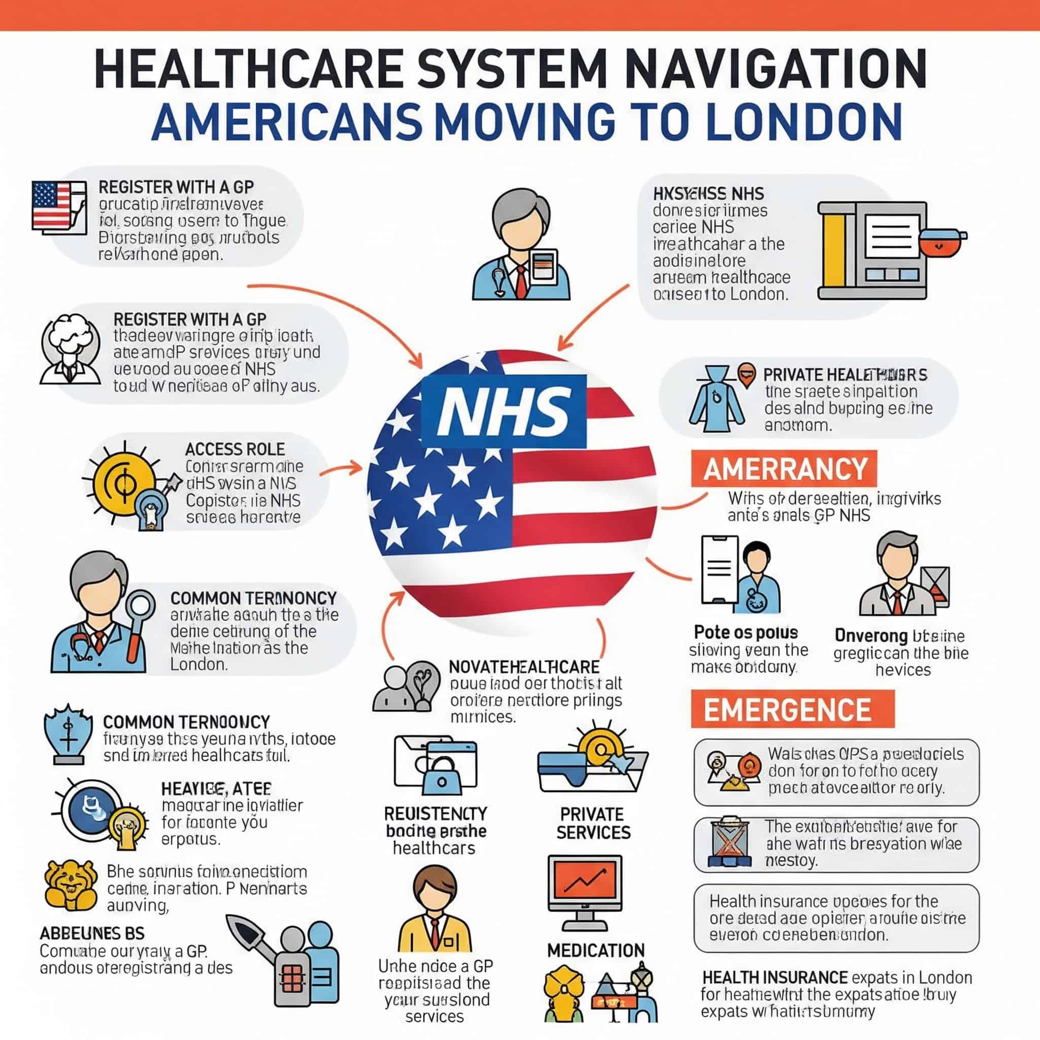 Healthcare system navigation for Americans moving to London