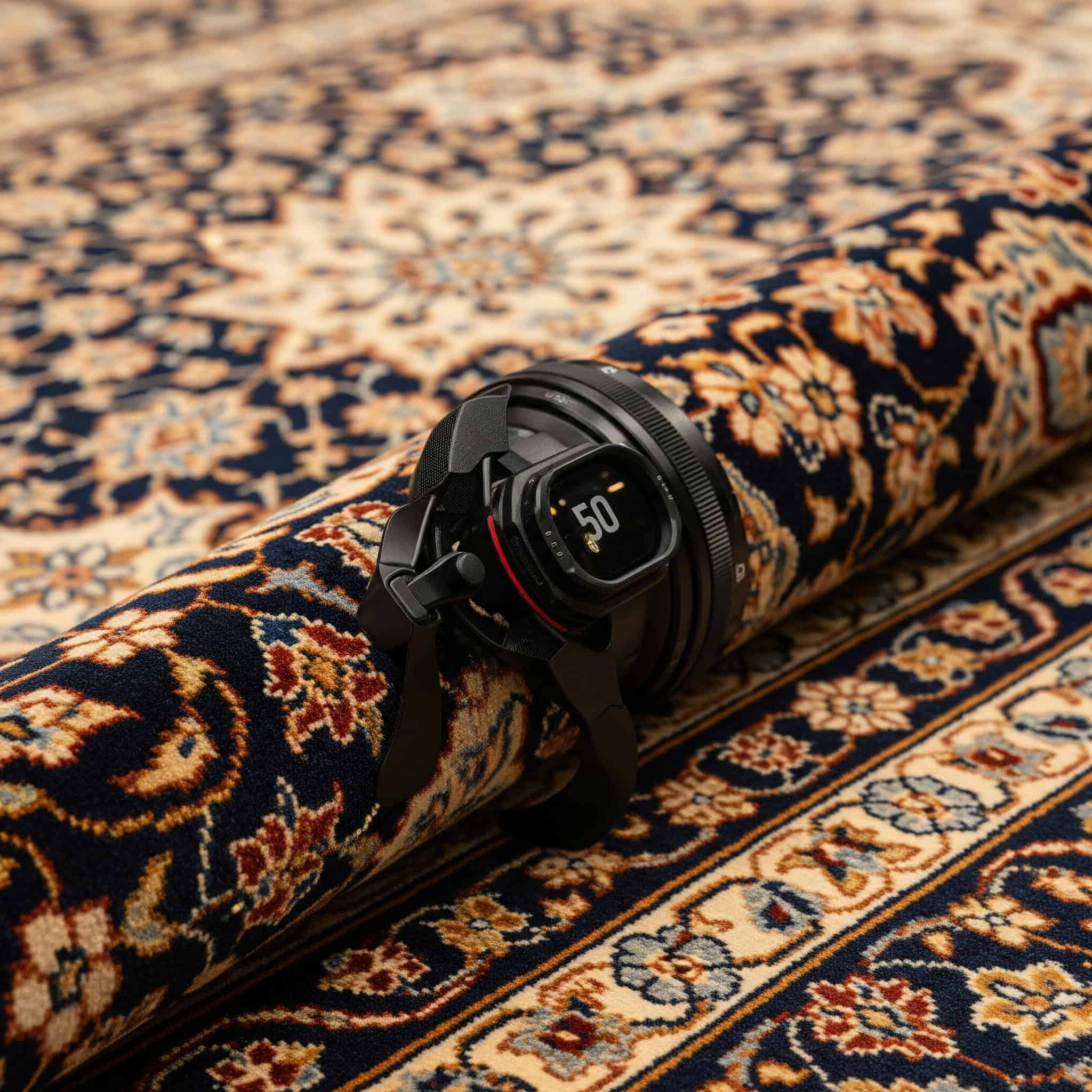 Hand-knotted luxury rugs.