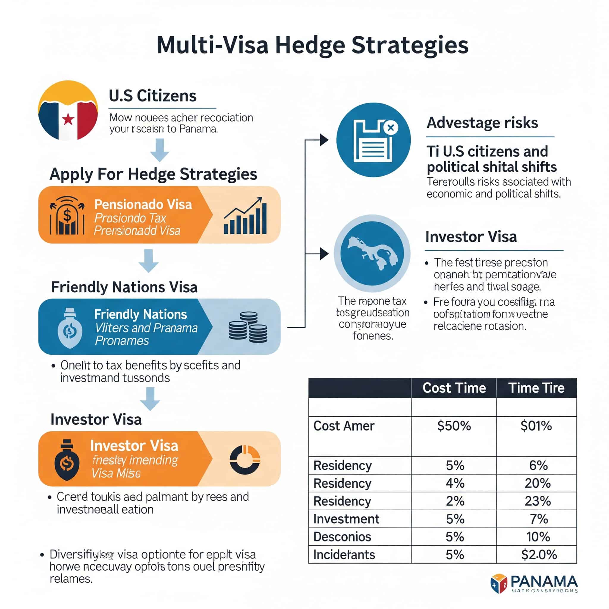 Multi-visa hedge strategies for moving to Panama from the US.