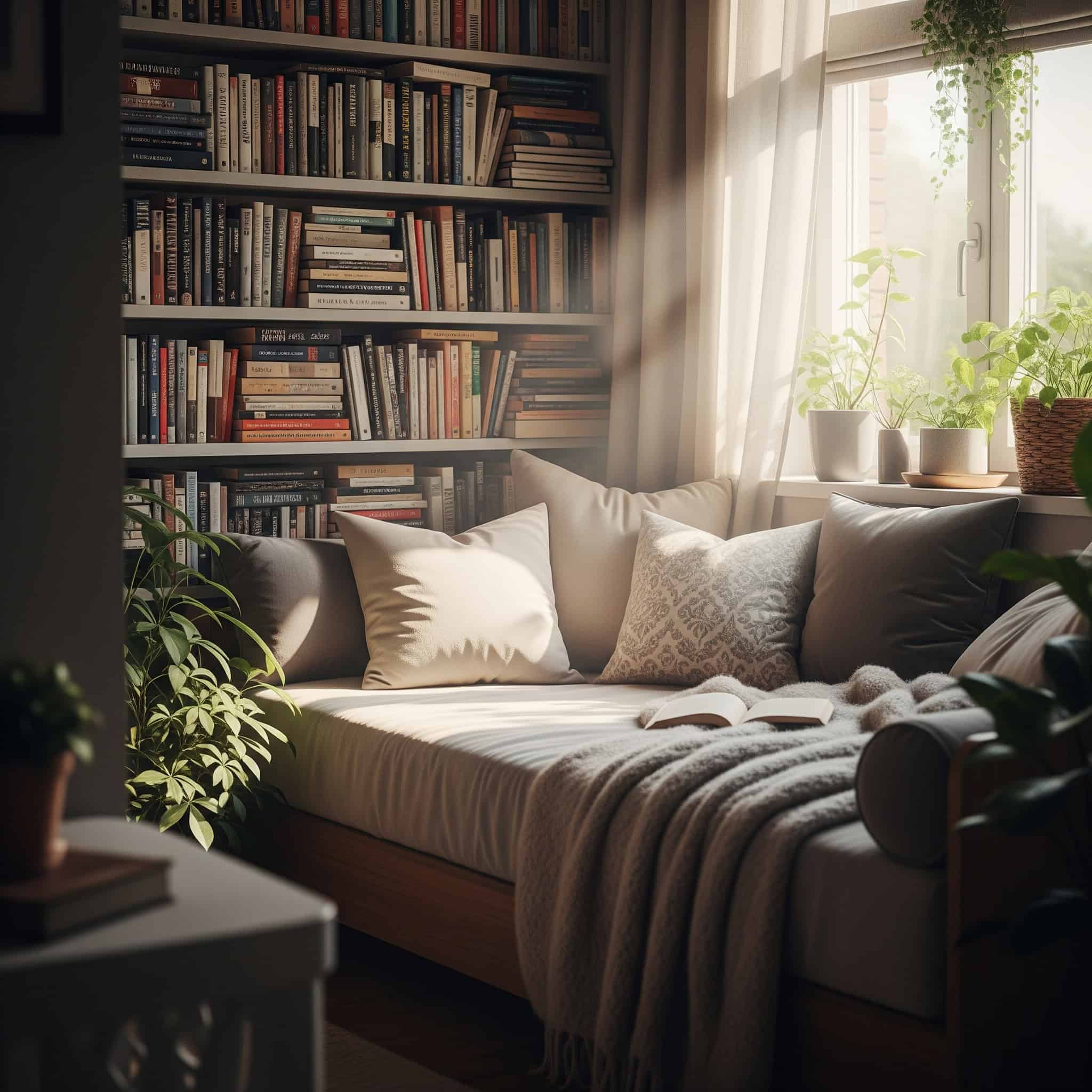 Reading nook daybed.