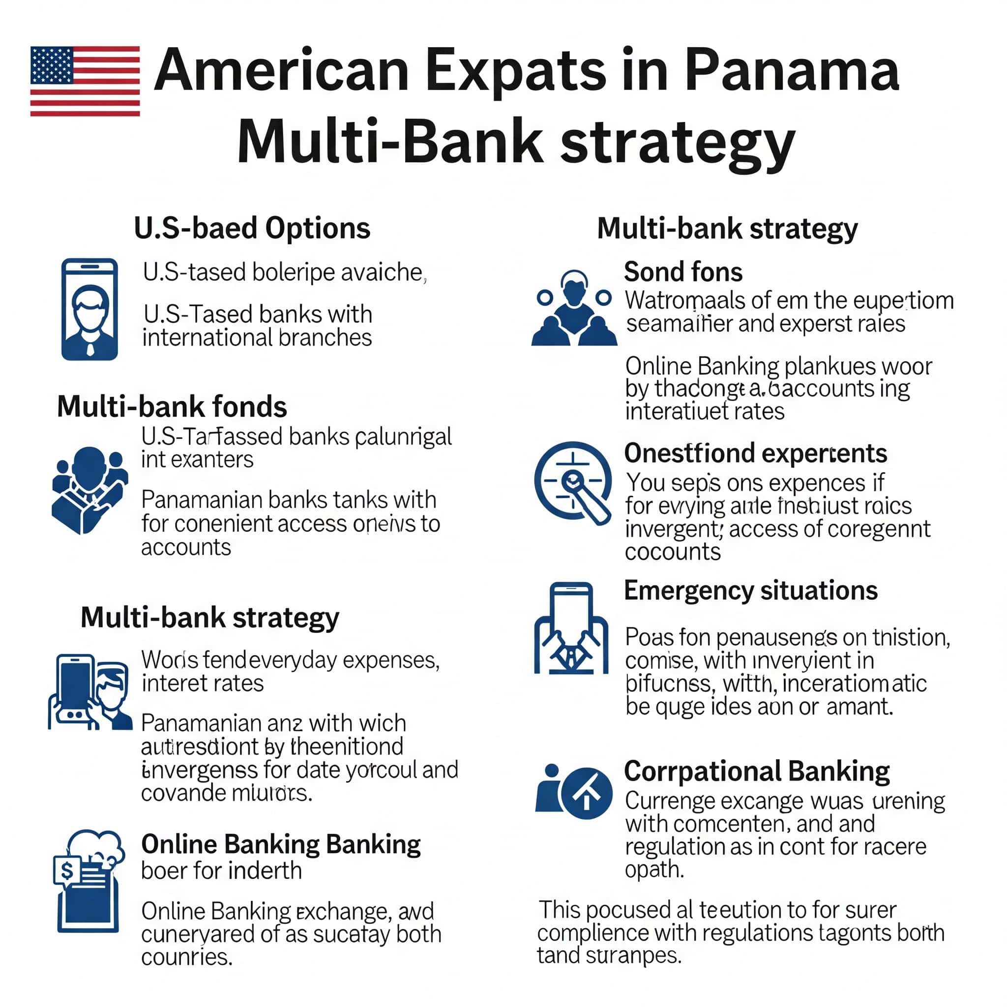 Multi-bank strategy for American expats in Panama.