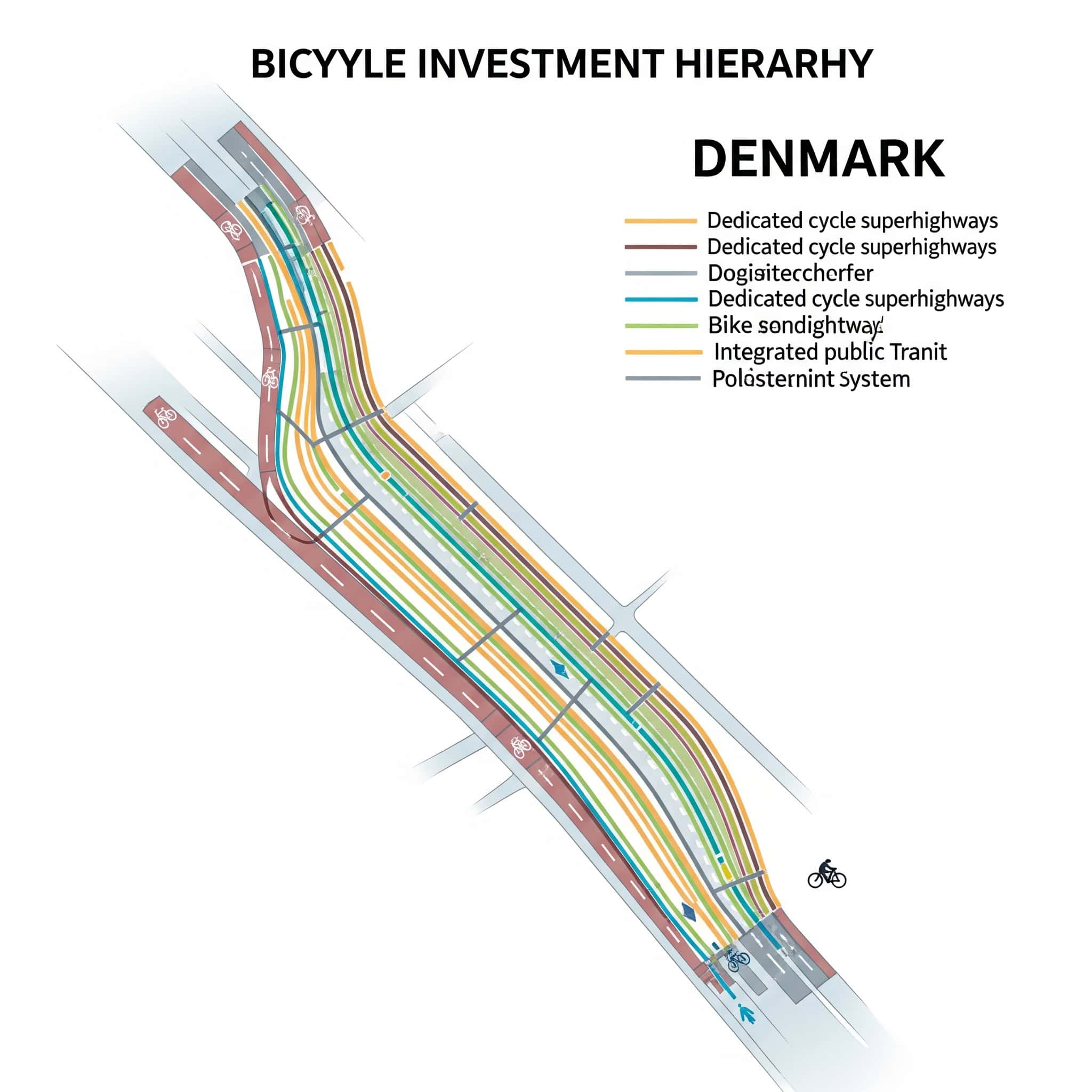 Bicycle investment hierarchy in Denmark