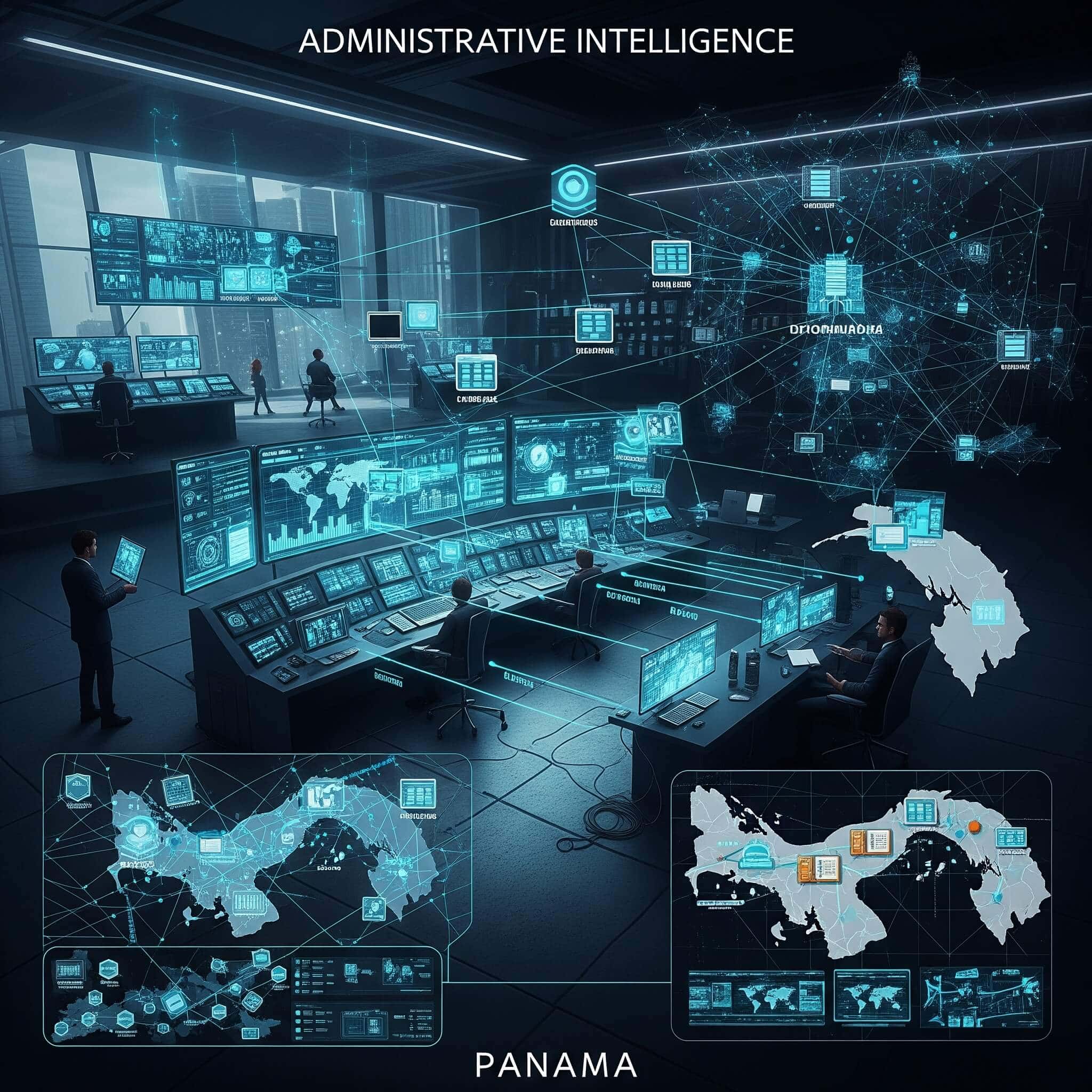 Administrative intelligence networks in Panama.