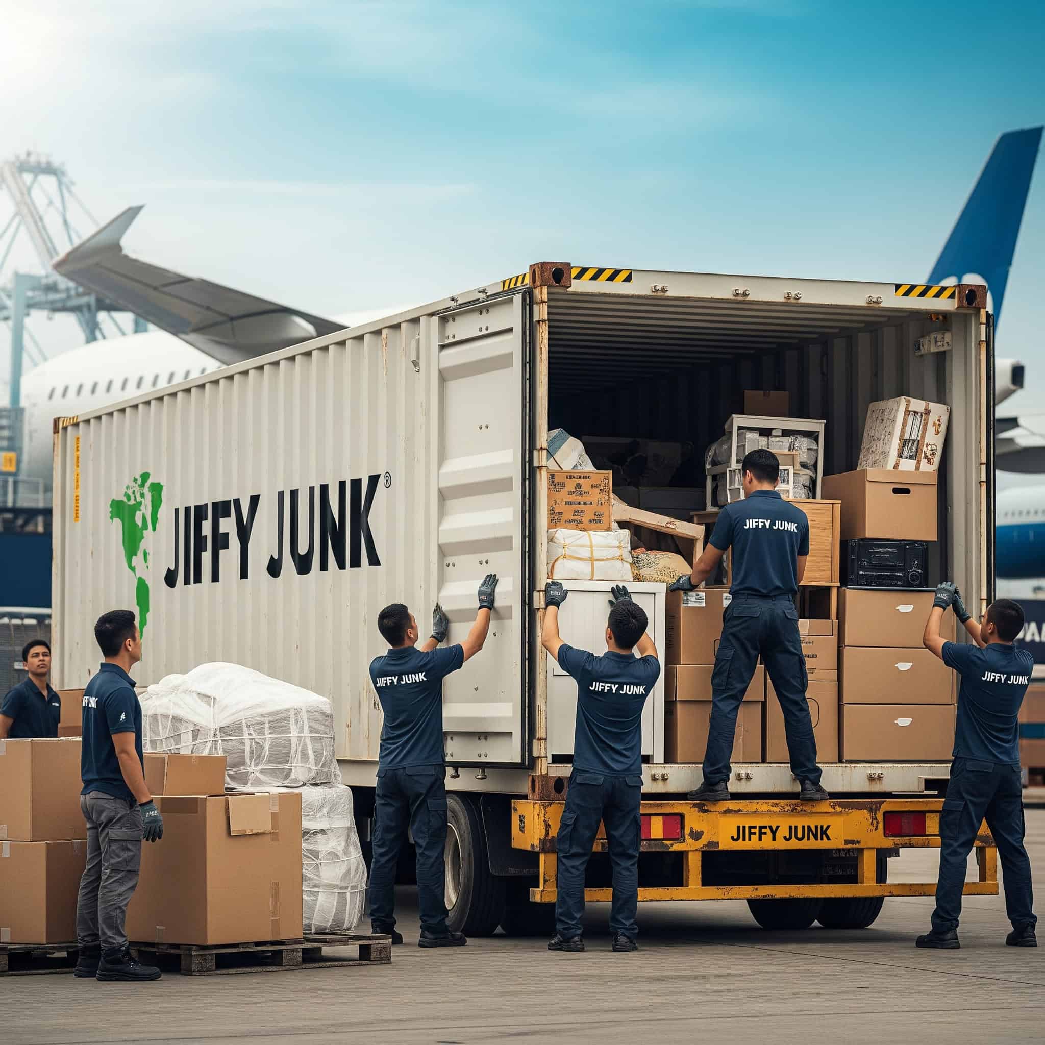 Jiffy Junk services for international moves