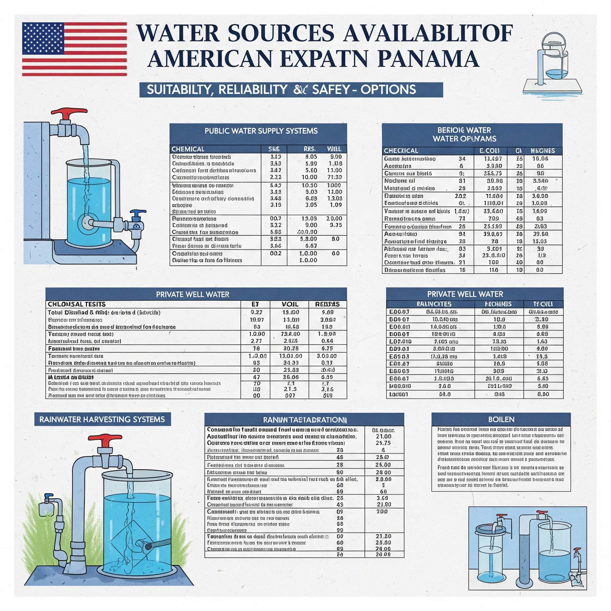 Water source assessment for American expats in Panama