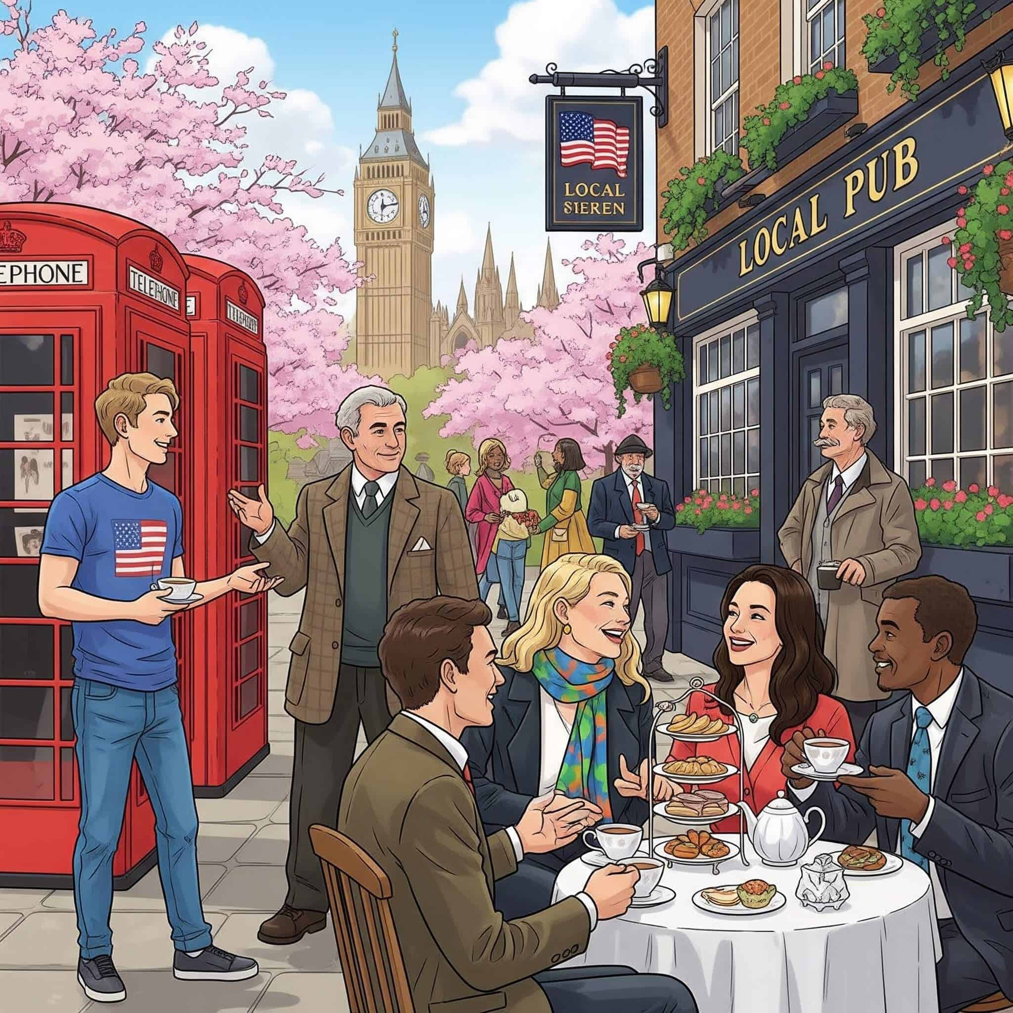 Cultural and social integration for Americans moving to London