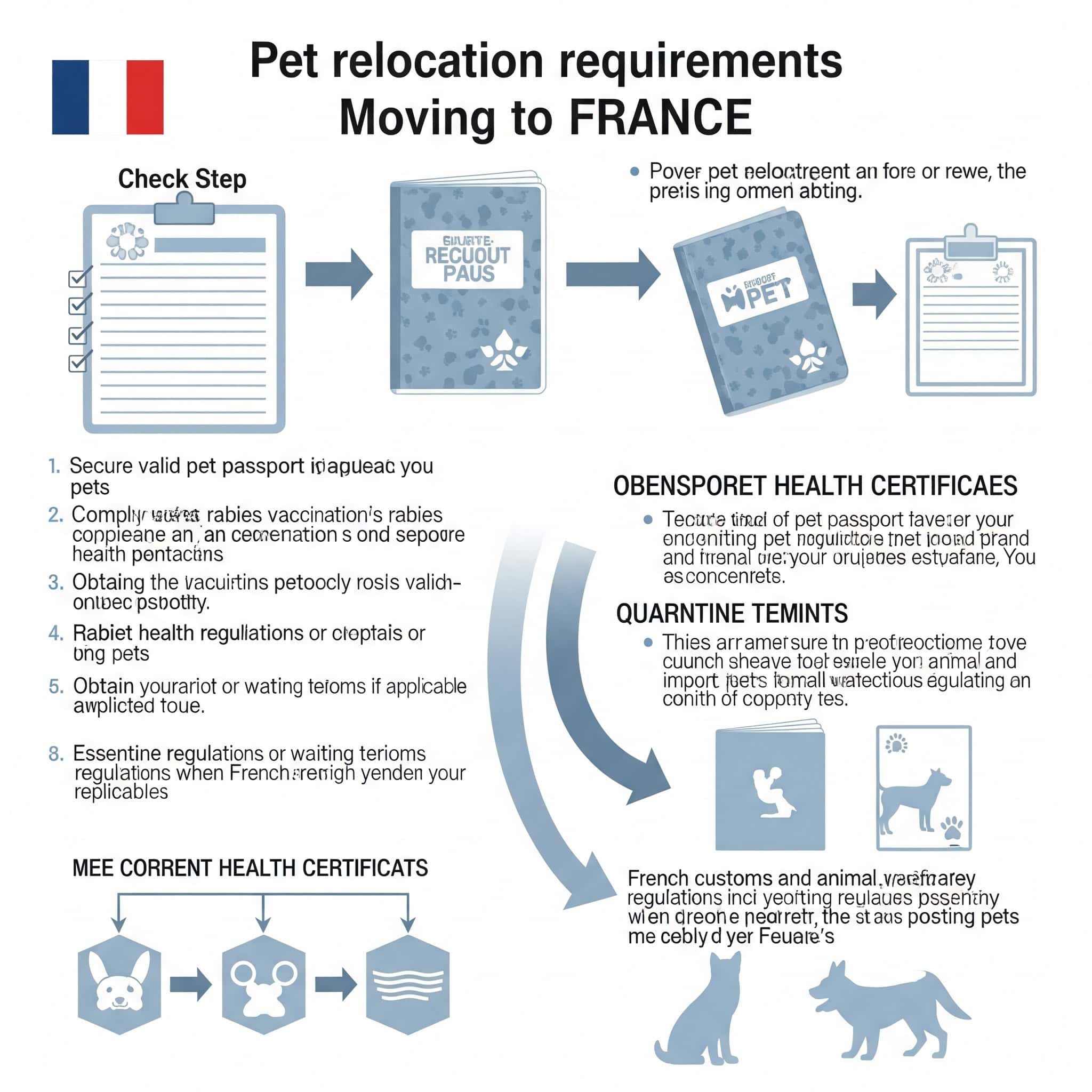  Pet relocation requirements for moving to France.