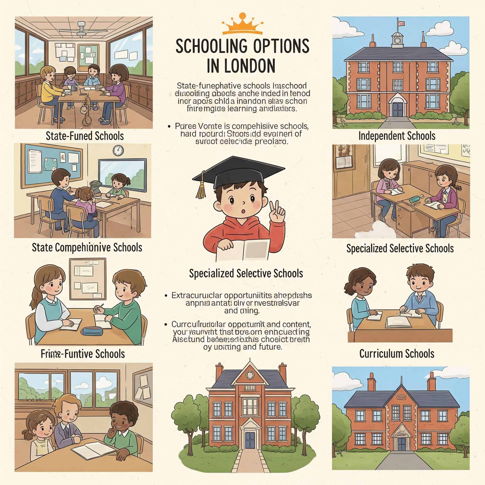 Schooling options for children in London