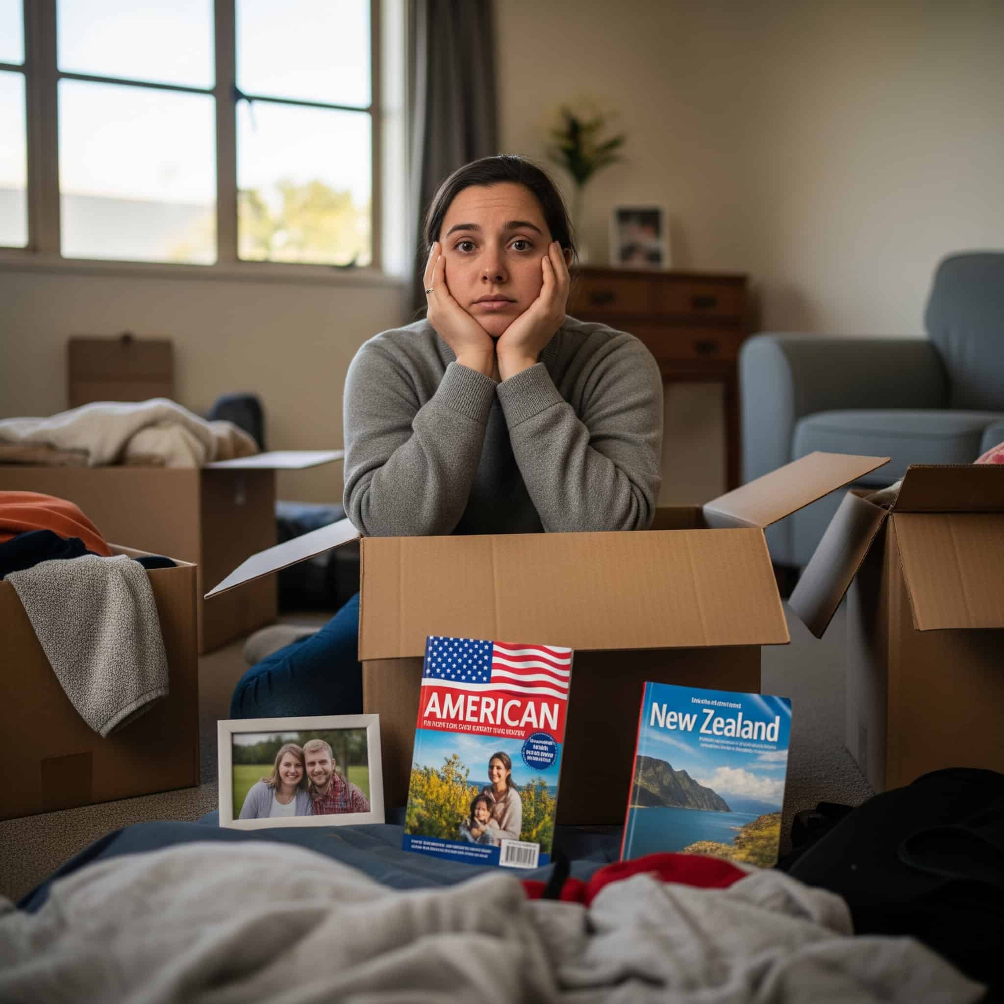 American faces realities of moving to New Zealand.