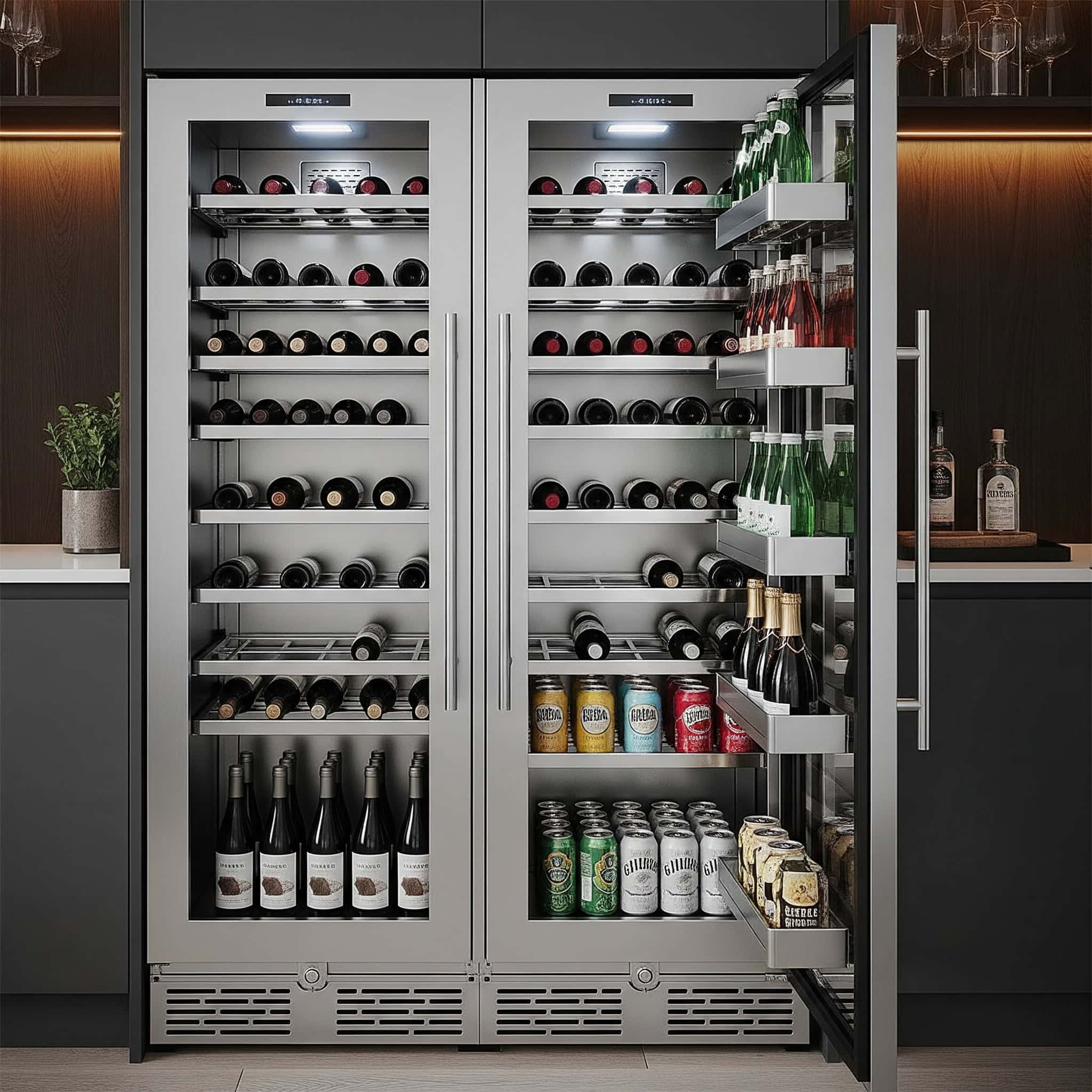 Temperature-Controlled Wine & Beverage Storage