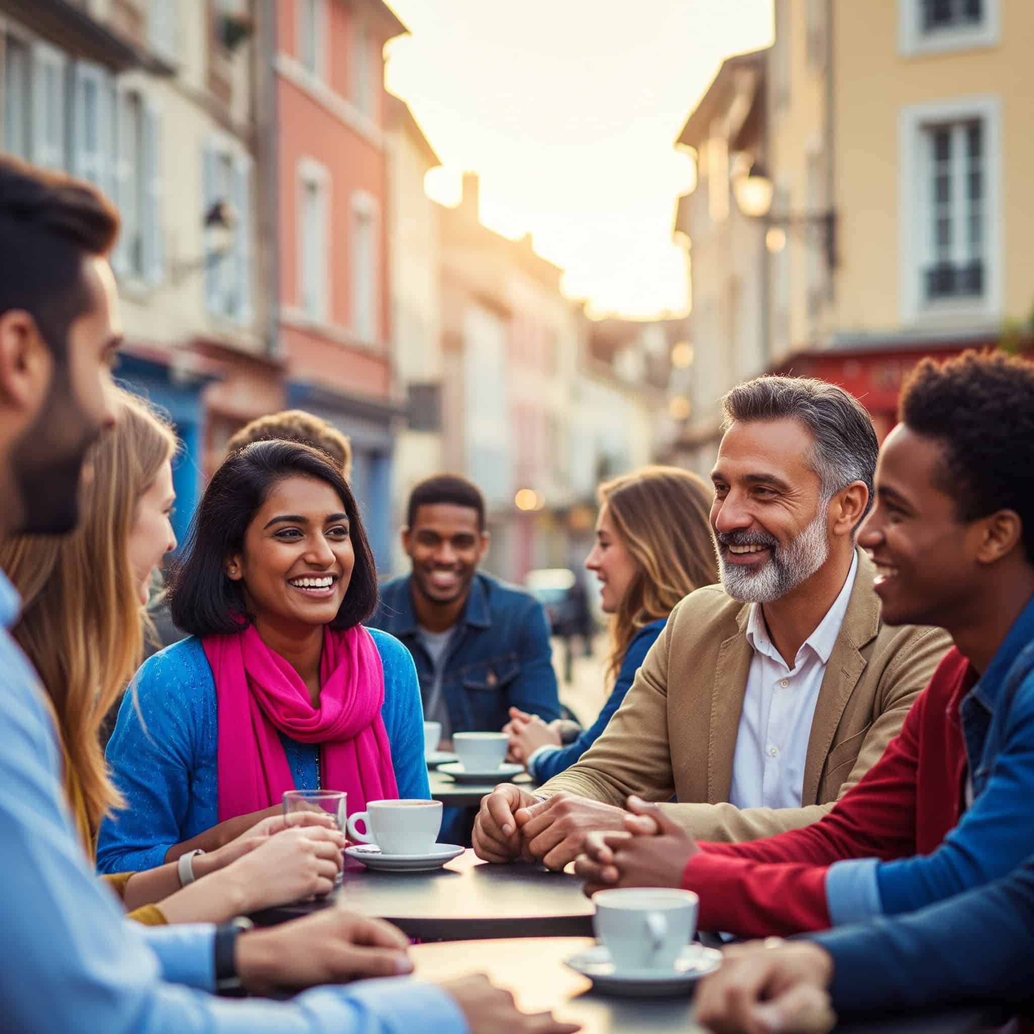 Expat community networks in France.