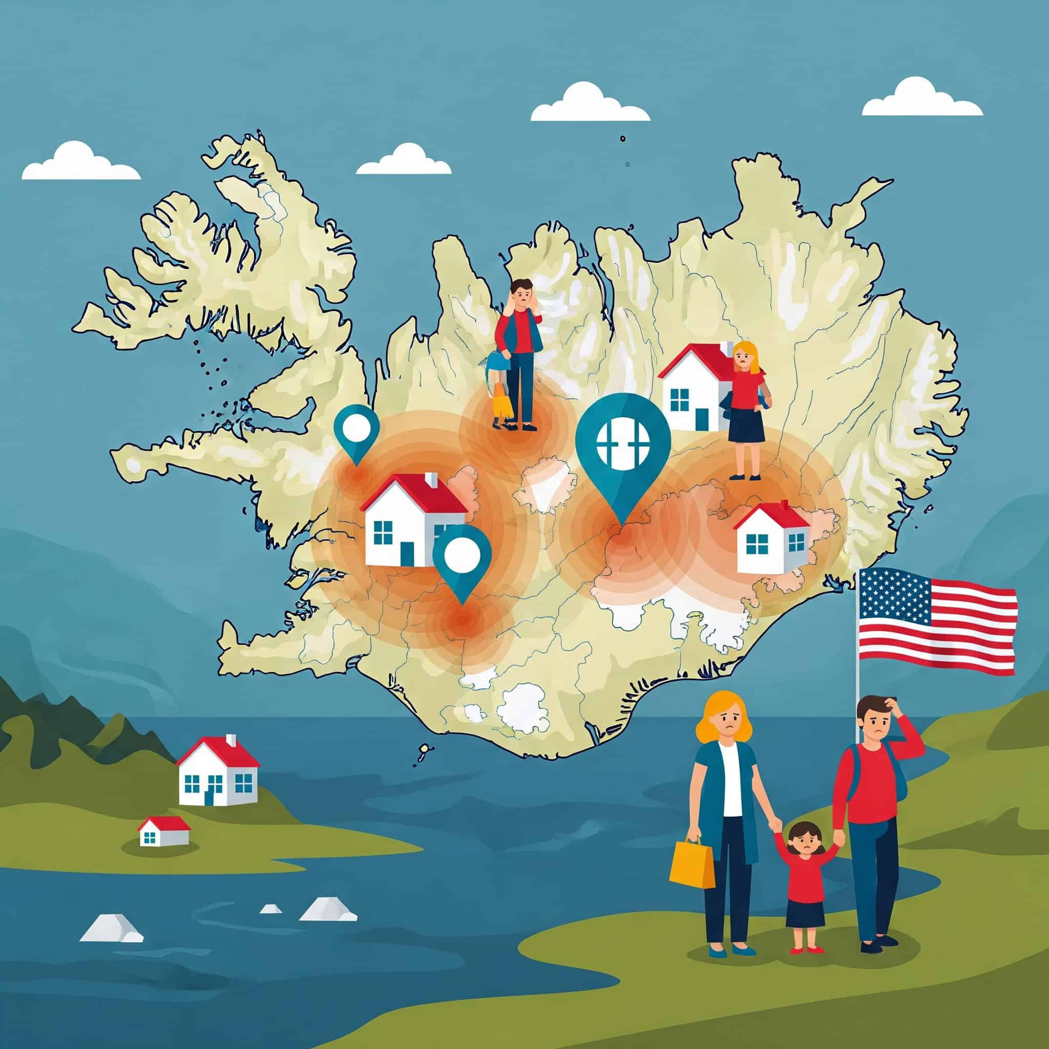 Housing search in a competitive market for Americans moving to Iceland