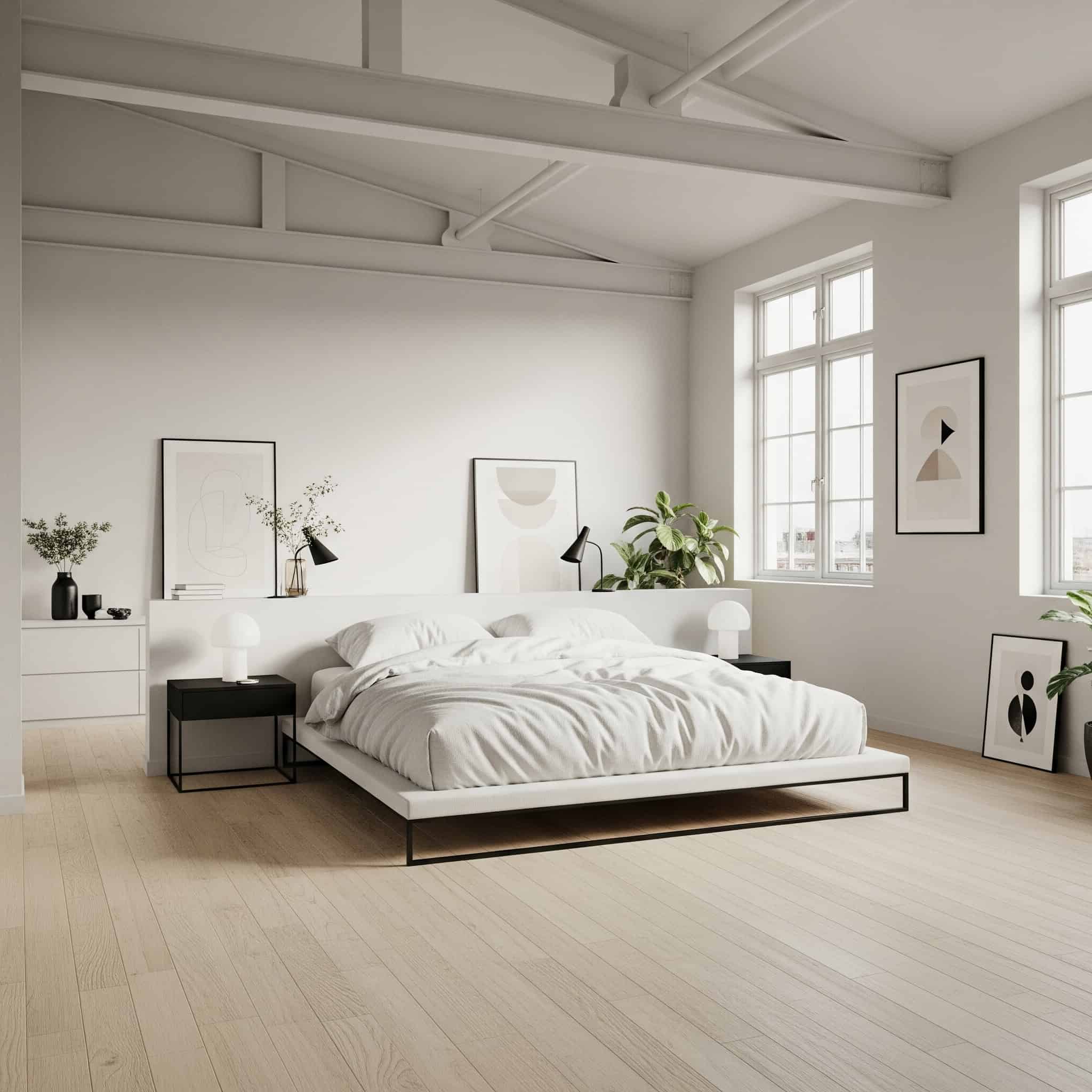 Scandinavian minimalist loft.